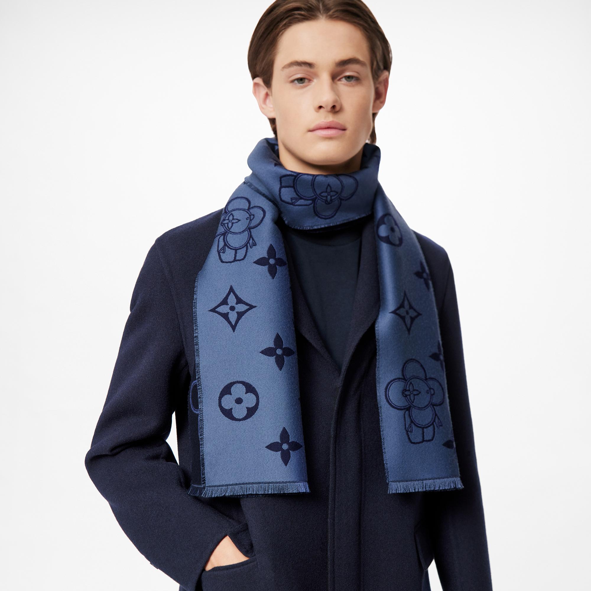 Damier Louis Vuitton Men's Scarves Damier Louis Vuitton Mens