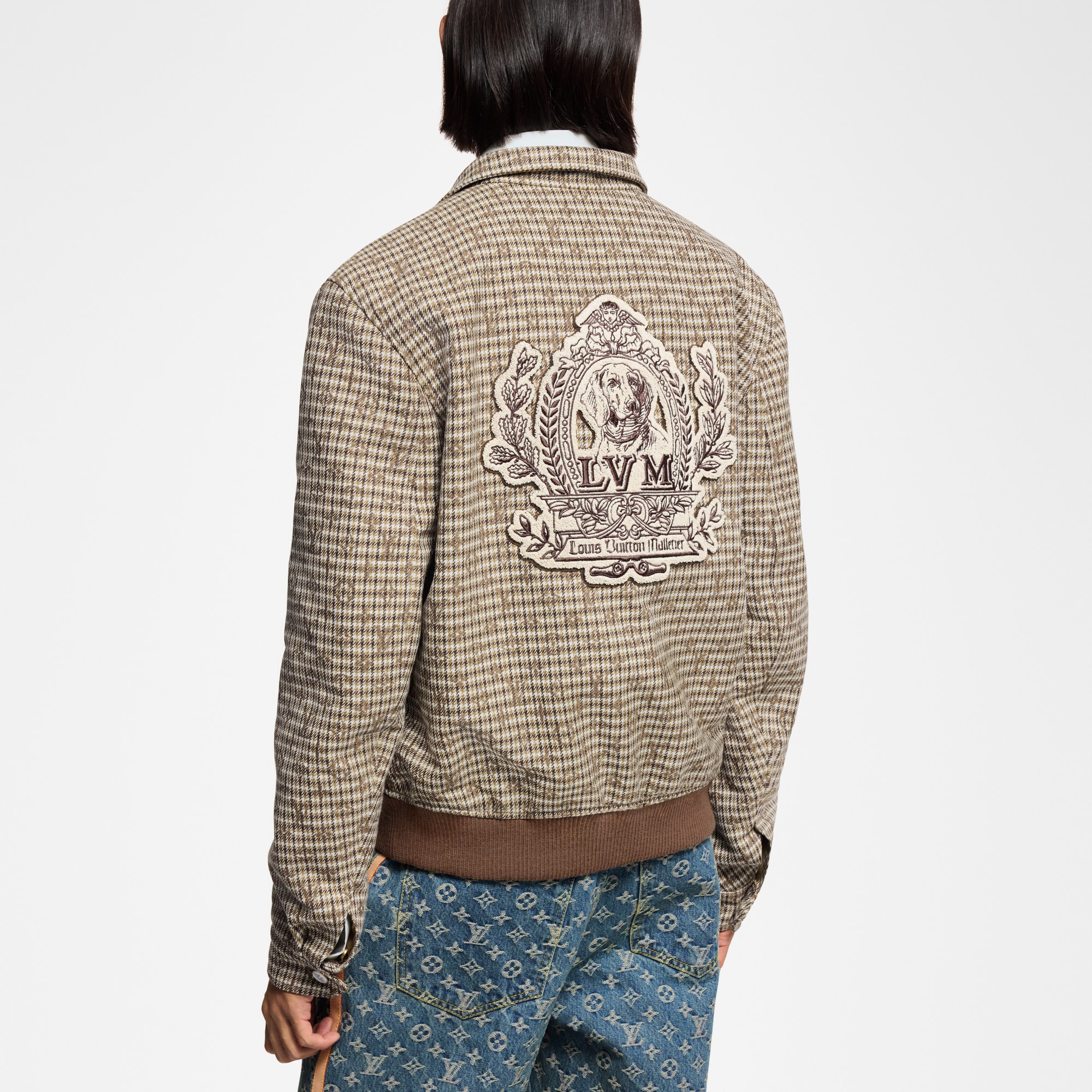 Monogram Wool Harrington Blouson  in Men