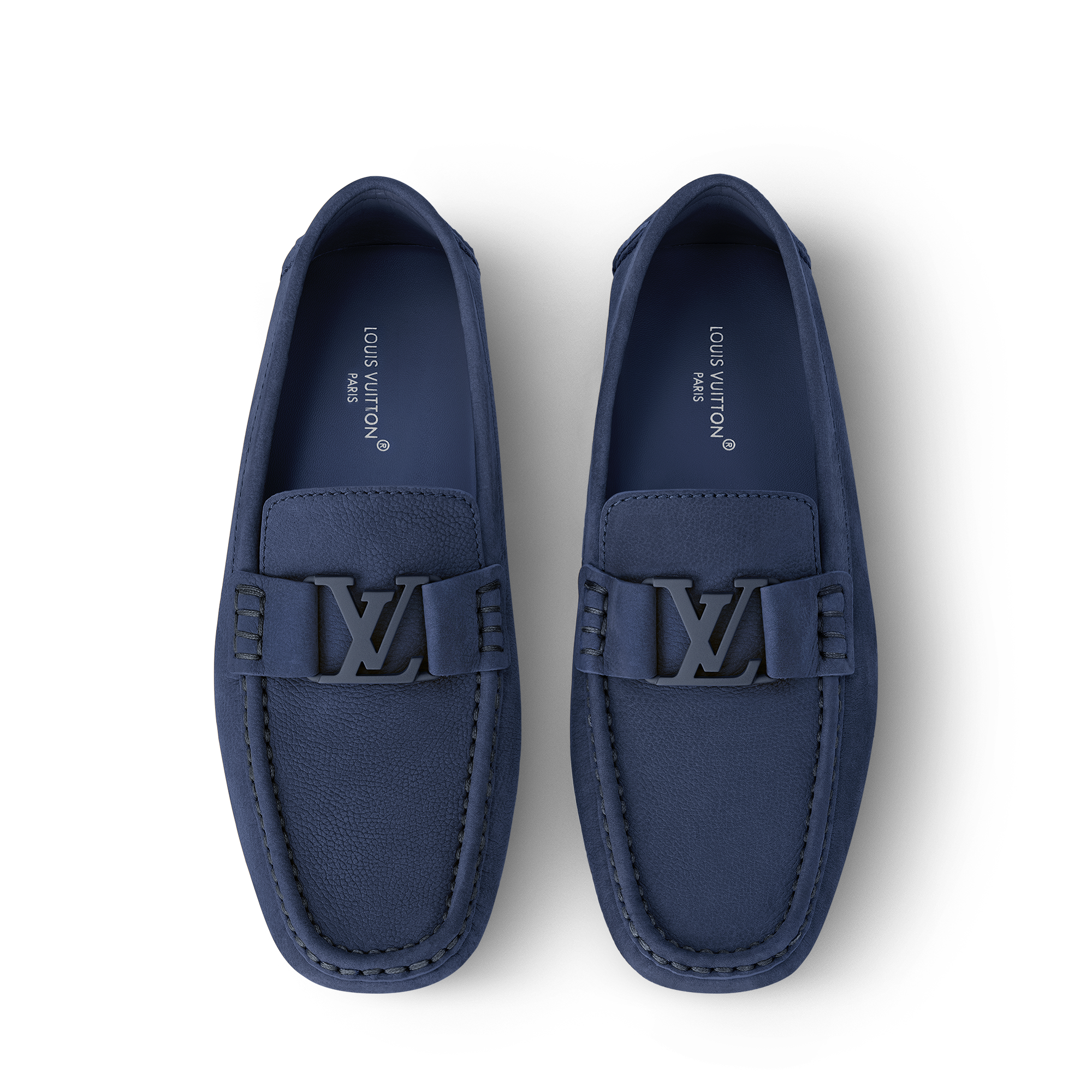 Louis Vuitton Navy Blue Monte Carlo Moccasins LOUIS VUITTON || Monte Carlo Mocassin LV Monochrome Leather  main image 2
