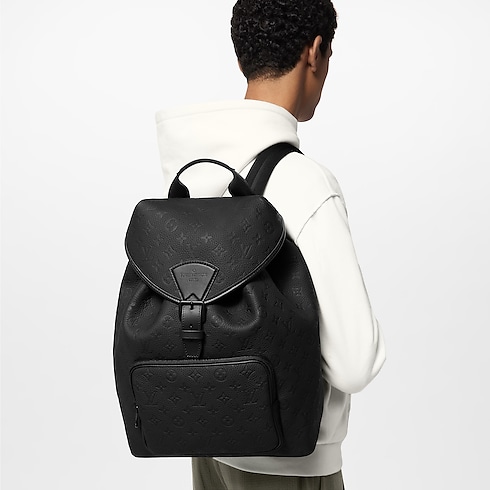 Montsouris Backpack Monogram Taurillon Leather in Men's Bags All Collections collections by Louis Vuitton (Product zoom)
