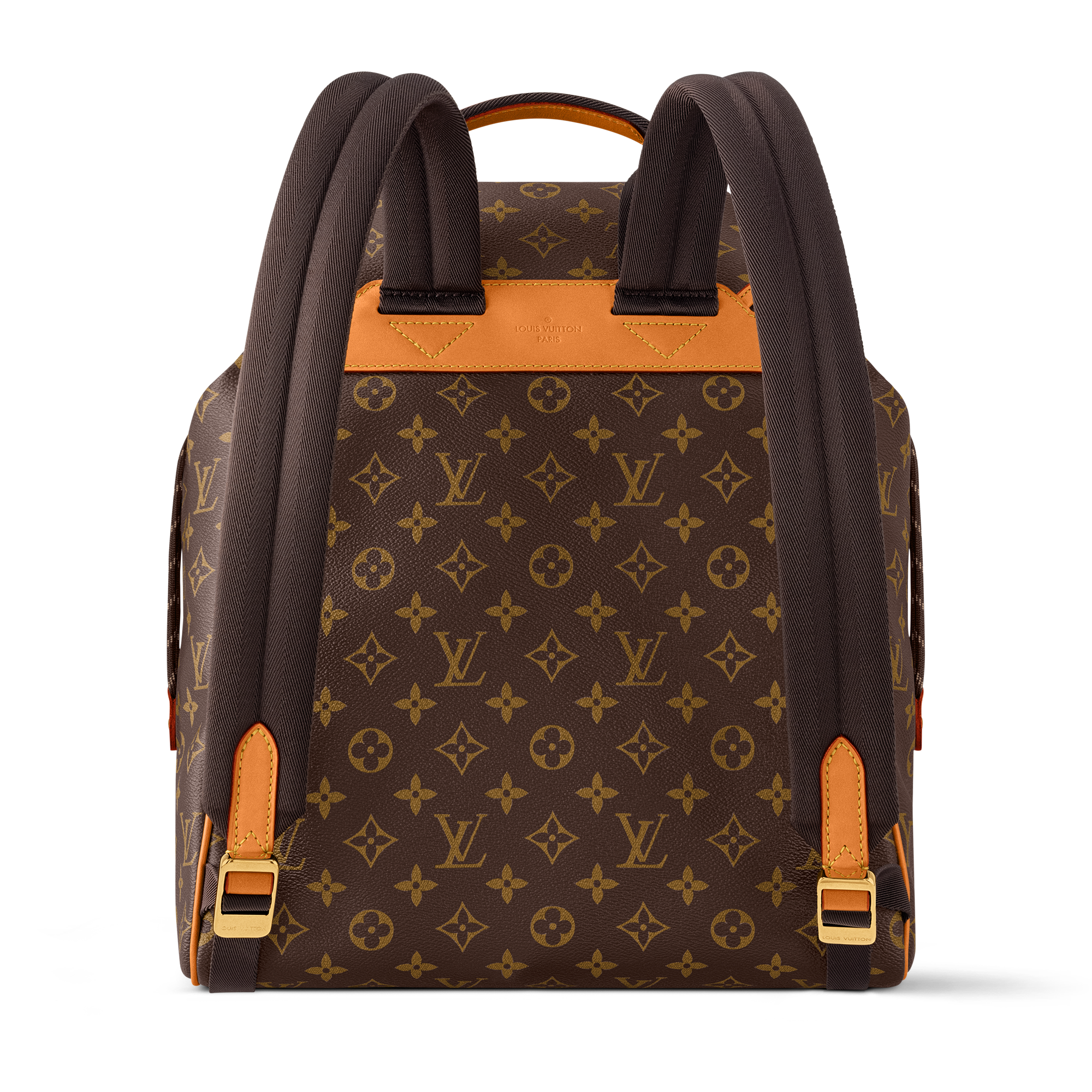 brown louis vuitton backpack men Monogram & Orange Christopher  Savonches The pairing of monogram macassar canvas with black cowhide Louis Vuitton NBA Brown Monogram