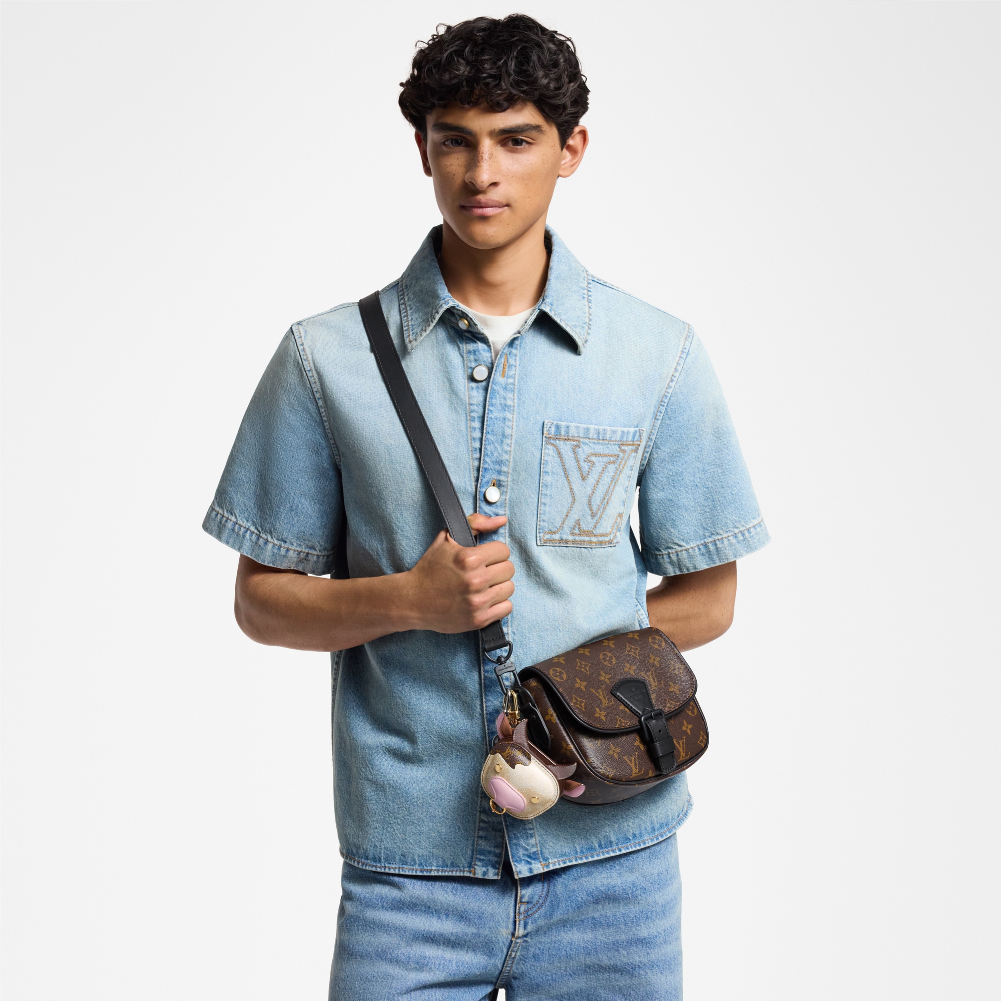 Montsouris Messenger PM​ Monogram Macassar Canvas in Men
