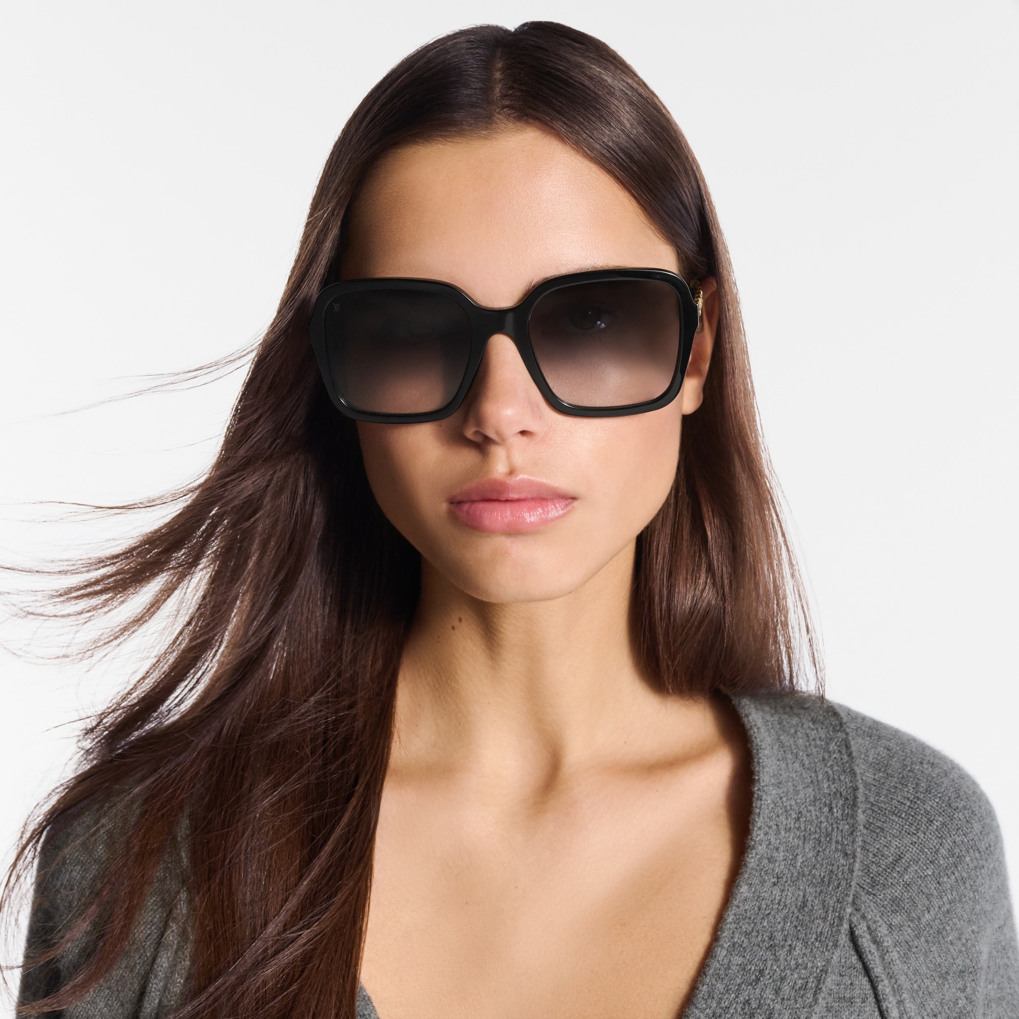 My LV Chain Braided Maxi Square Sunglasses S00 in Women