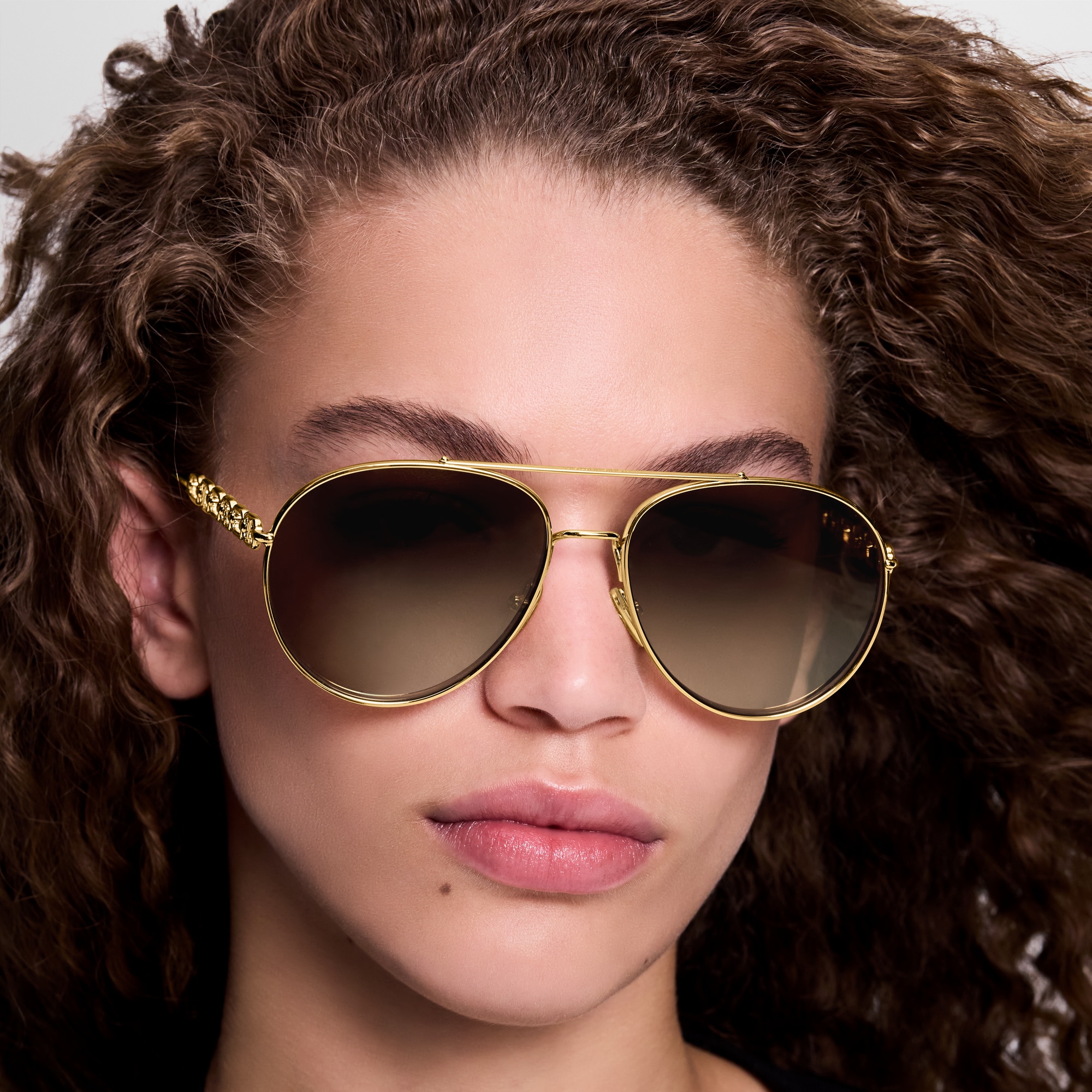 My LV Chain Pilot Sunglasses S00 in Women