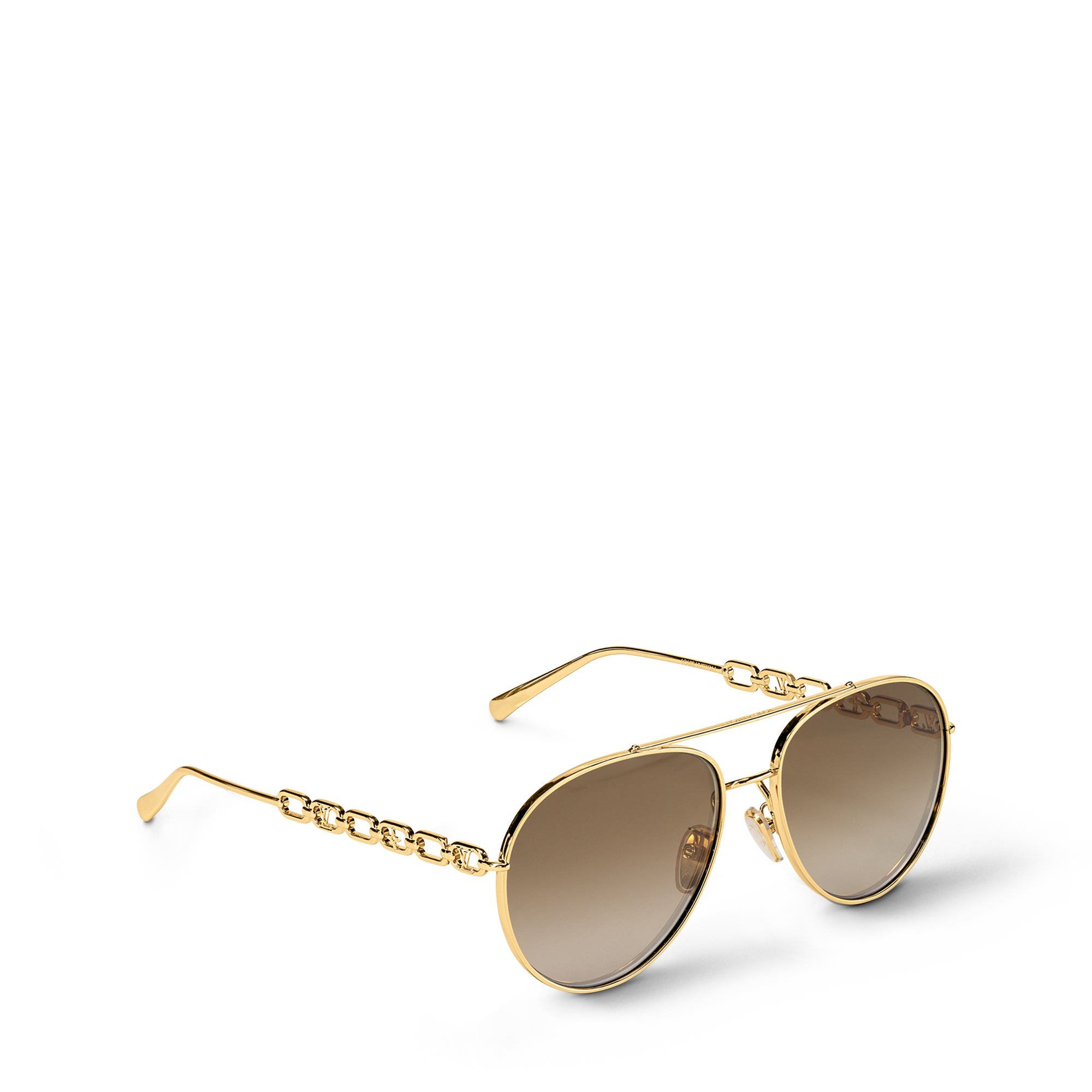 My LV Chain Pilot Sunglasses S00 in Women