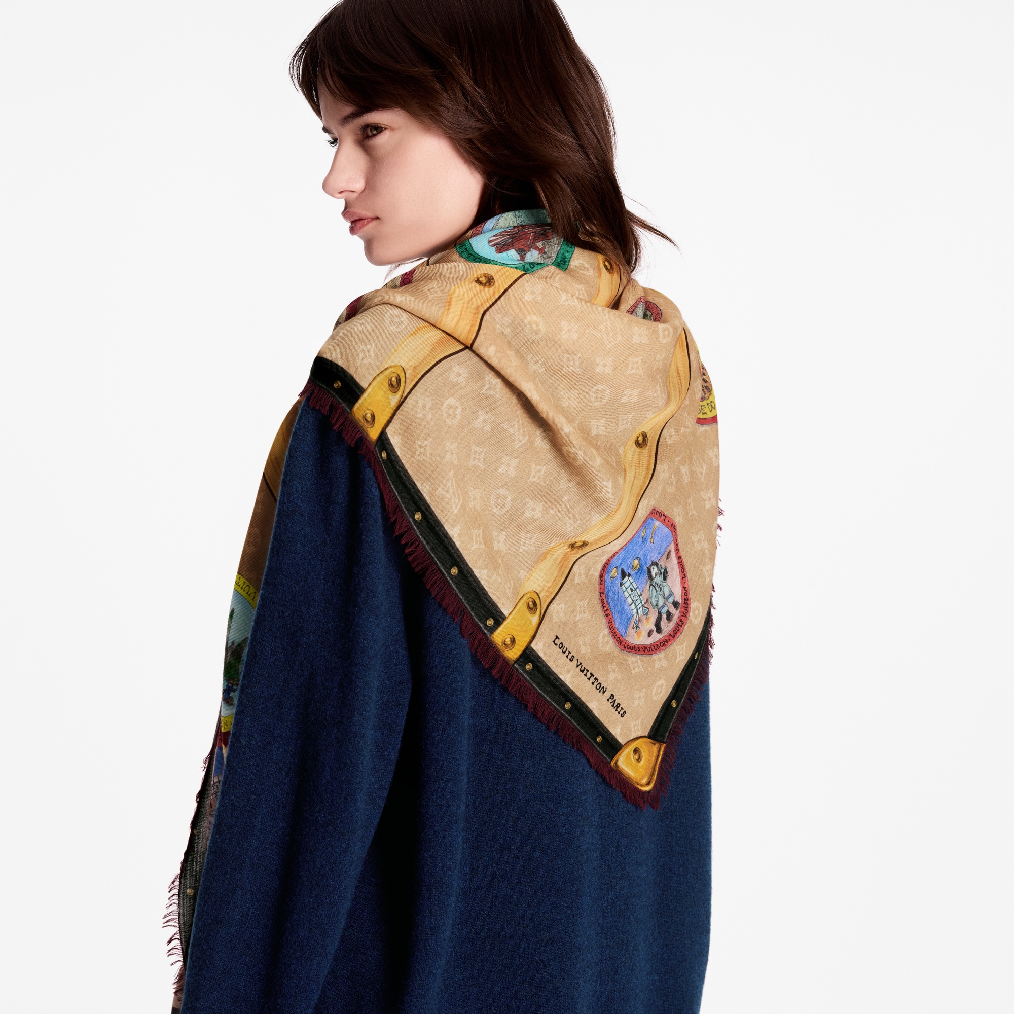 My LV Trunk Stole S00 in Women