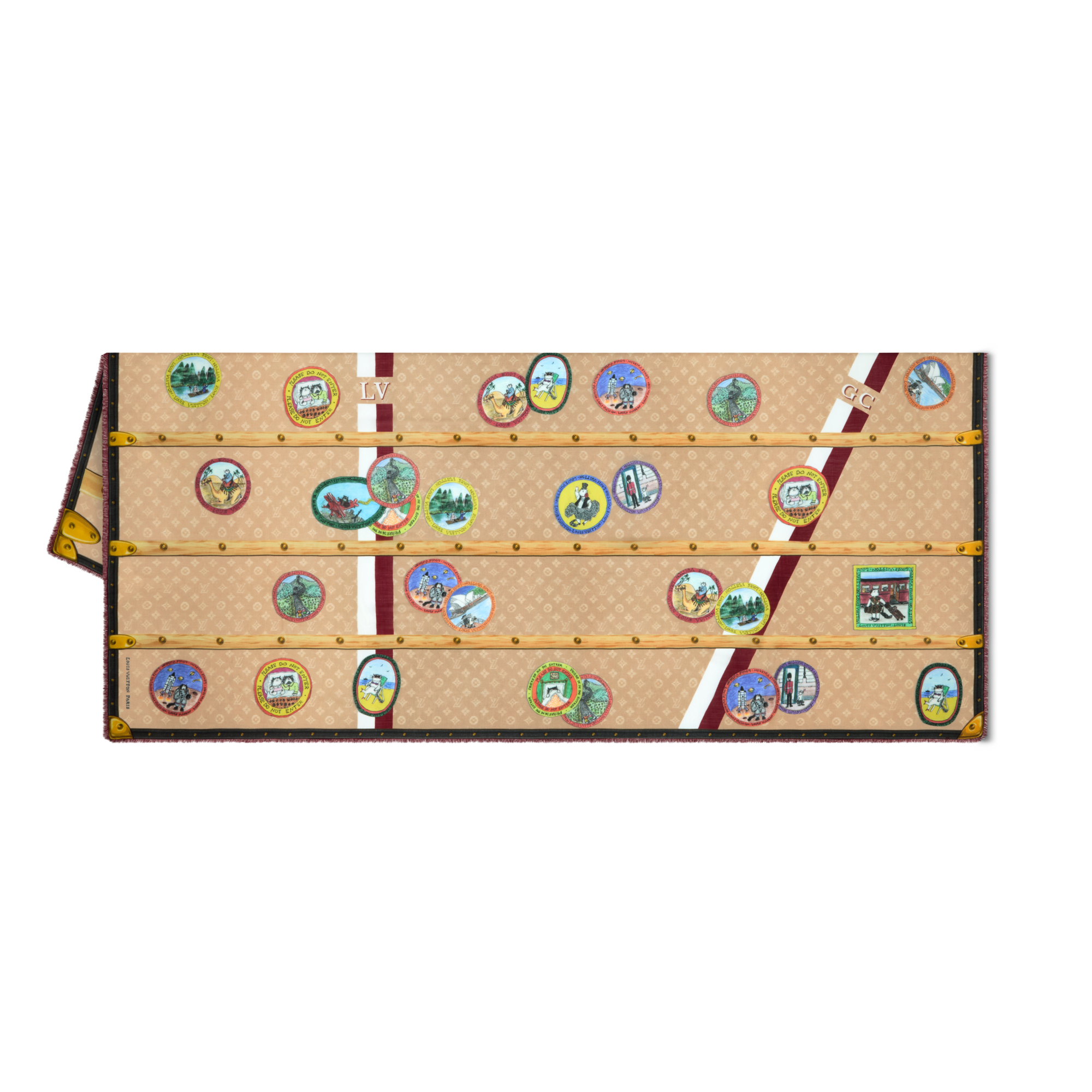 My LV Trunk Stole S00 in Women