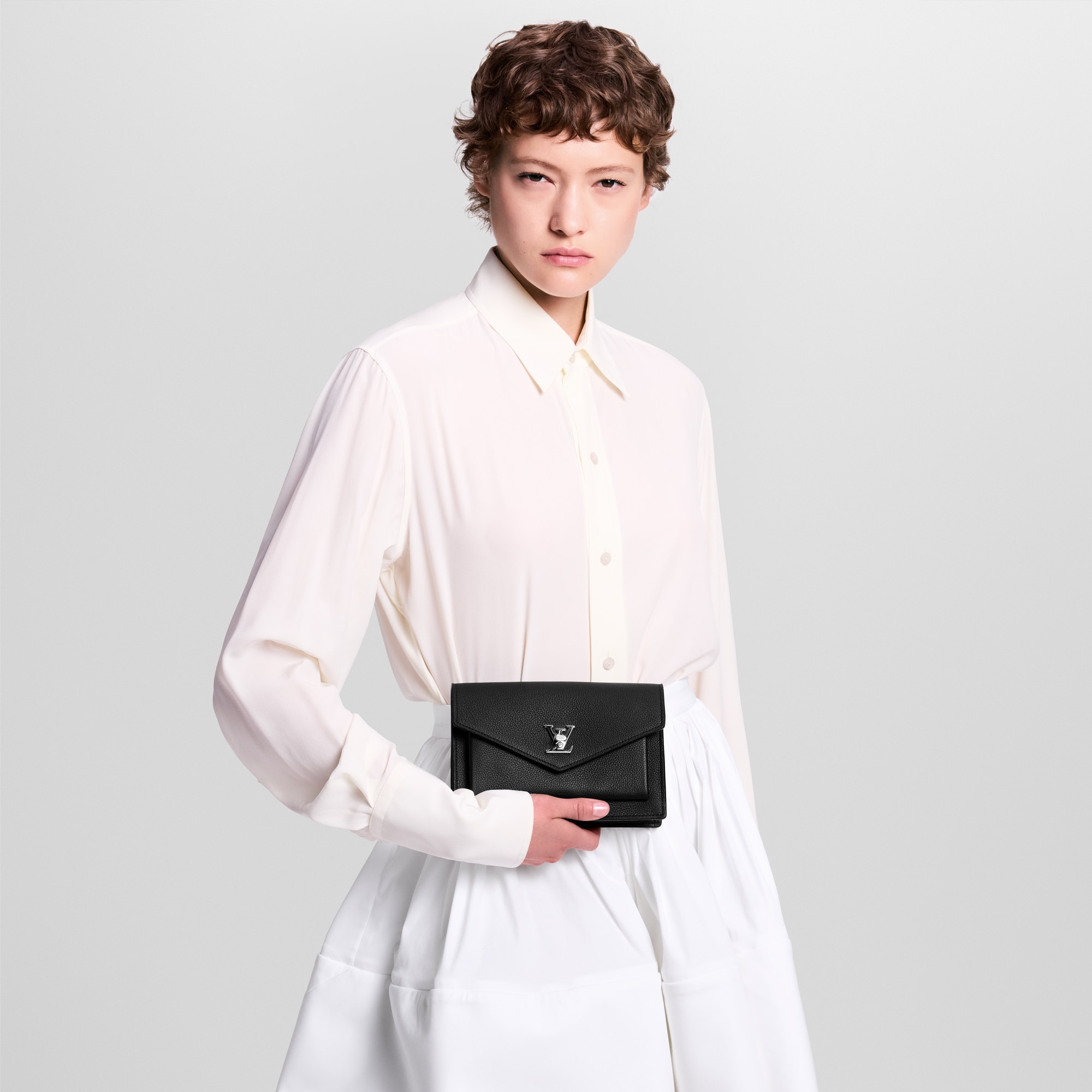 Mylockme Chain Pochette Lockme Leather in Women