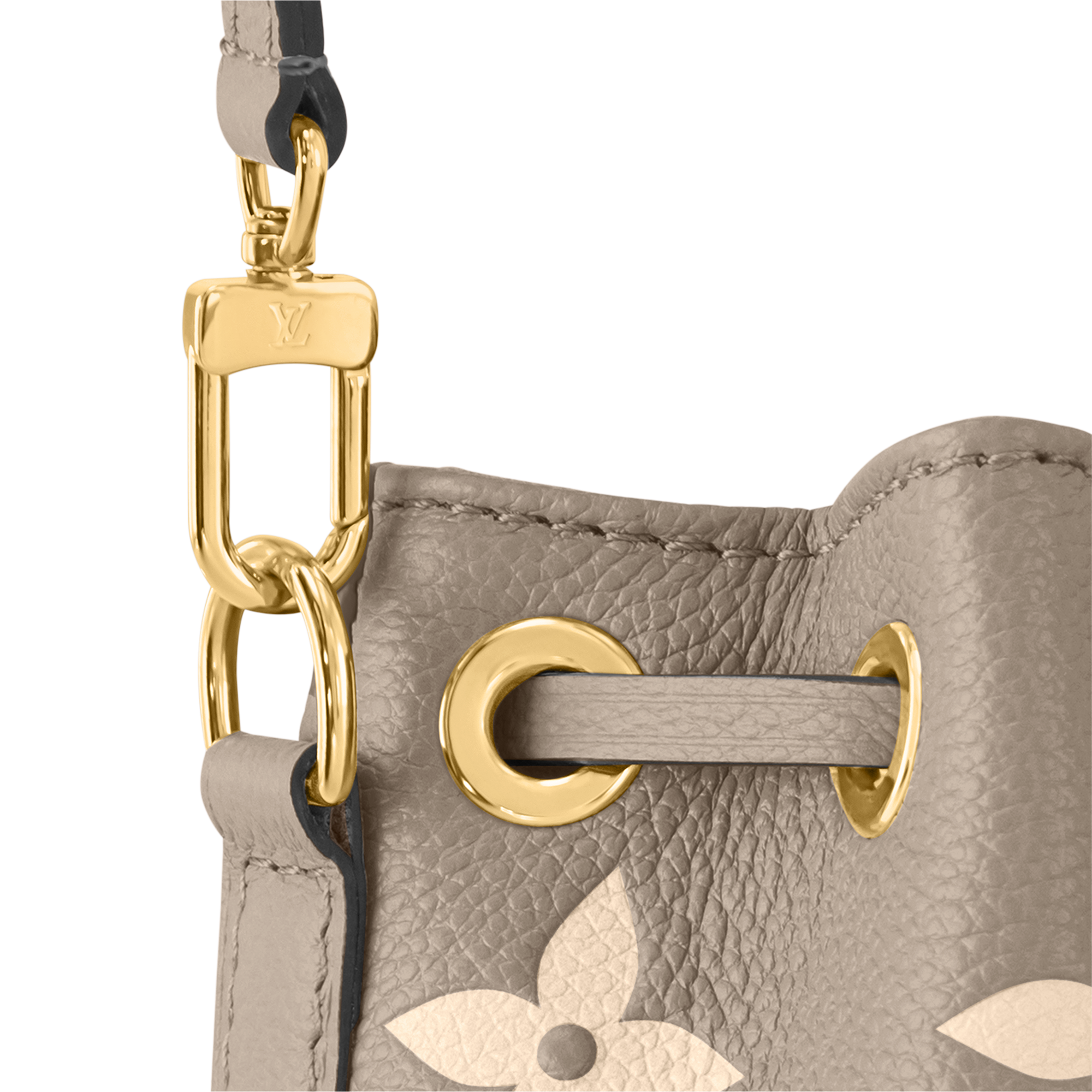 Nano Noé Bicolor Monogram Empreinte Leather in Women