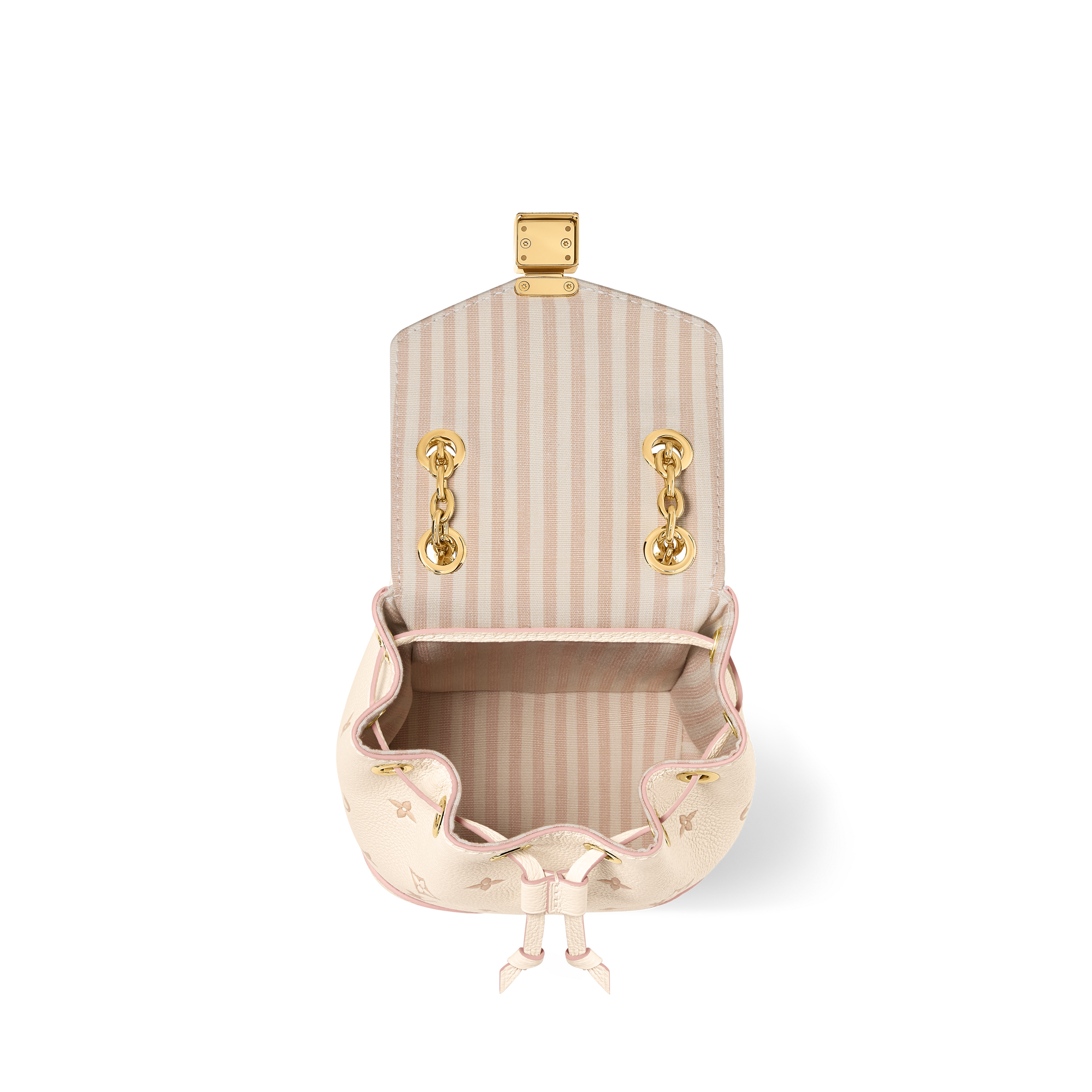 Nano Noé Backpack Bicolor Monogram Empreinte Leather in Women