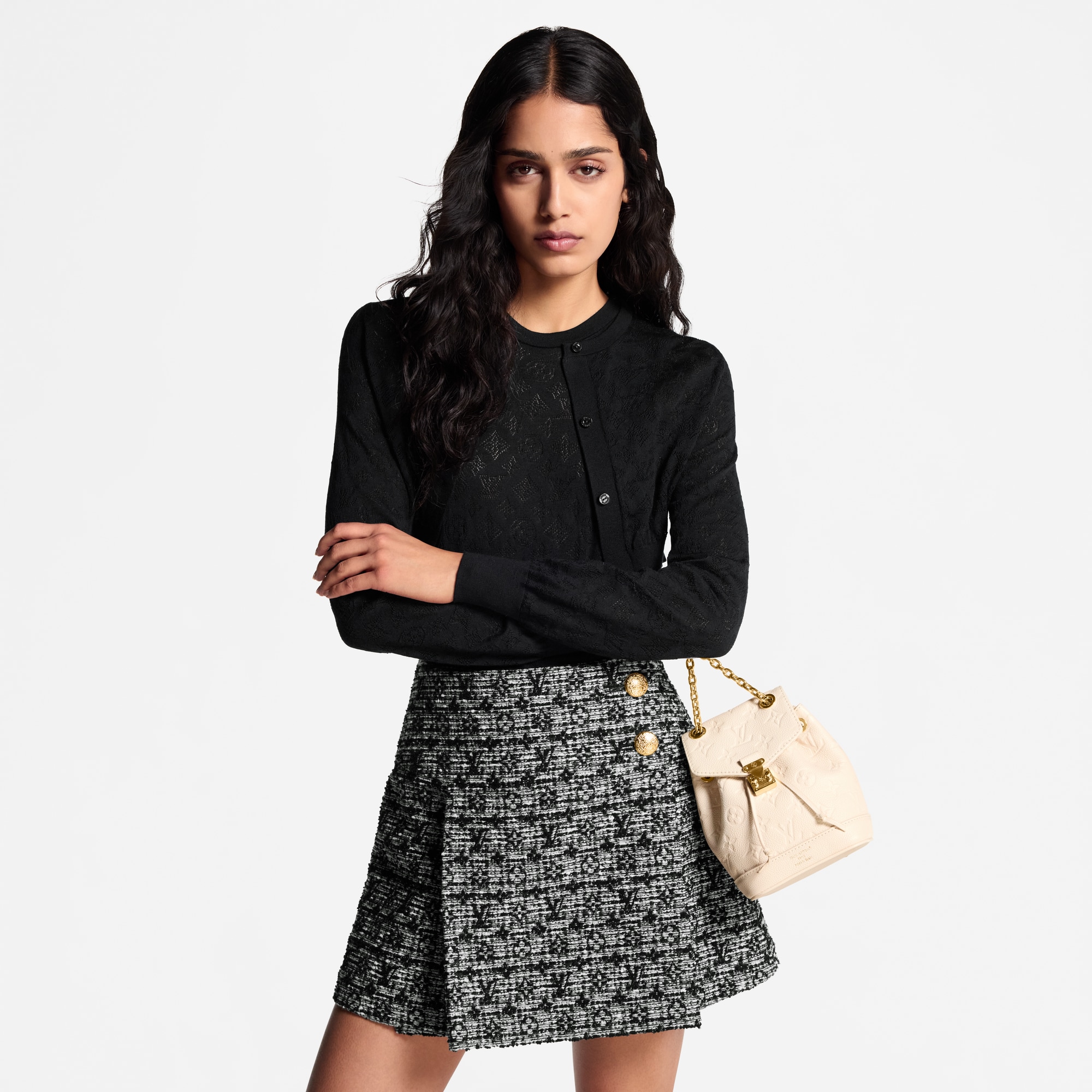 Nano Noé Backpack Monogram Empreinte Leather in Women