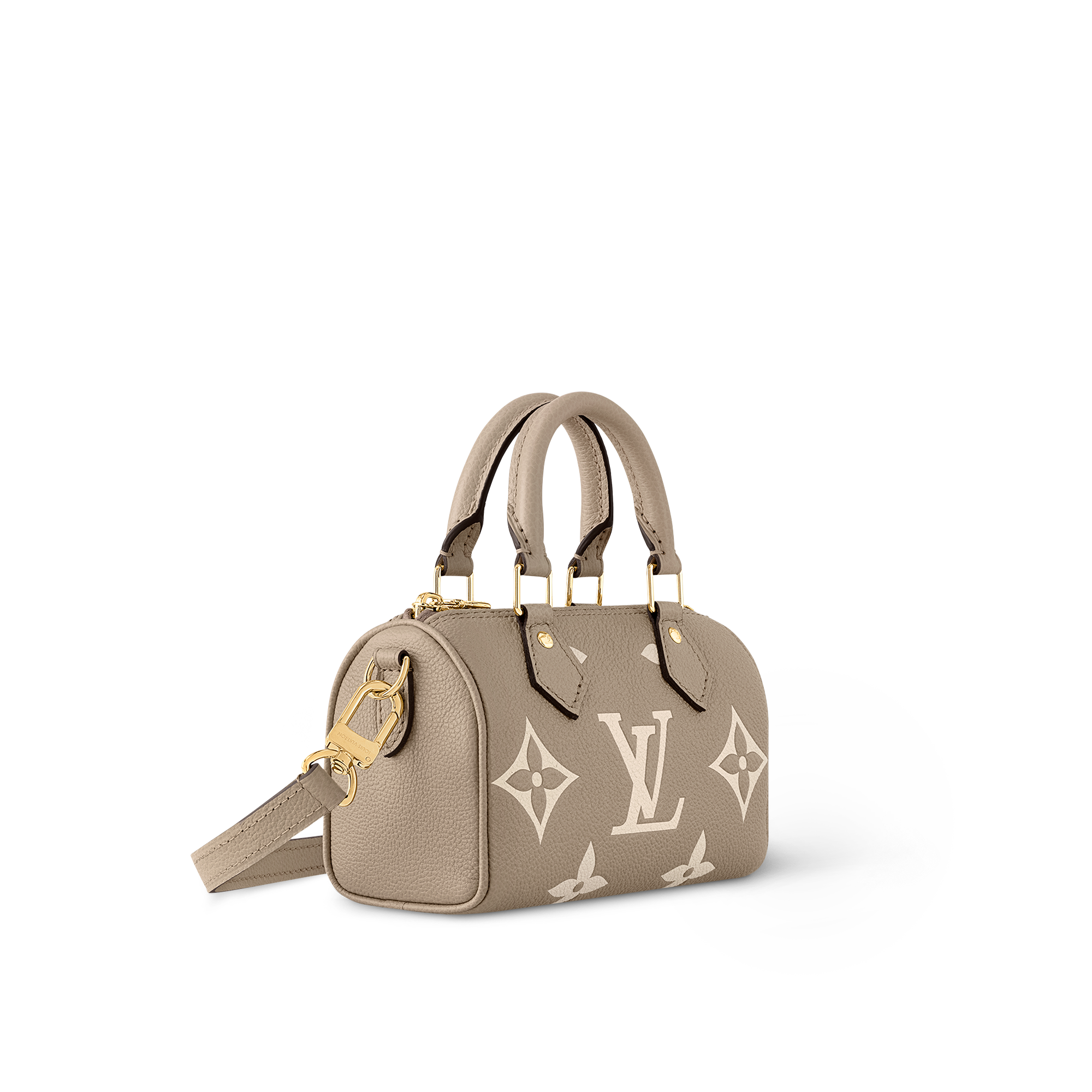 Nano Speedy Bicolor Monogram Empreinte Leather in Women
