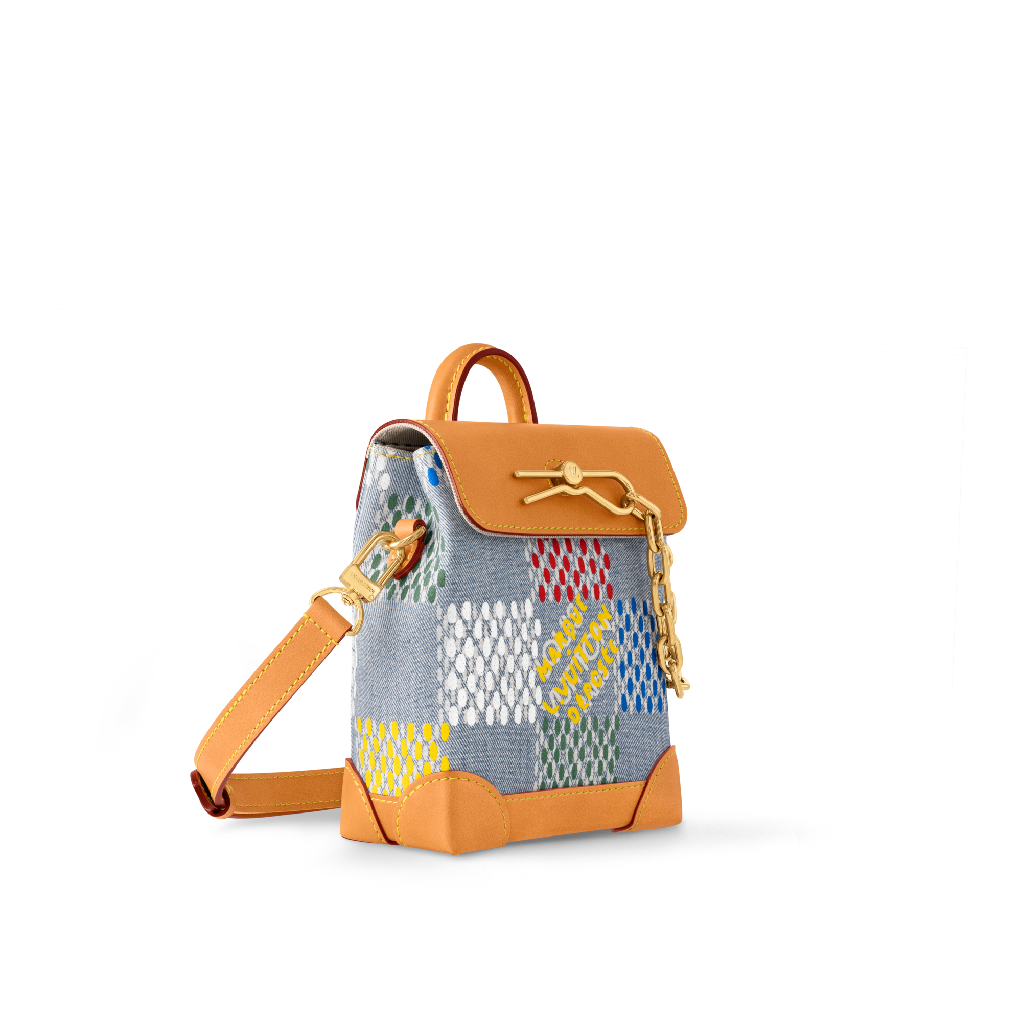 Nano Steamer Damier Ebene Canvas in Men