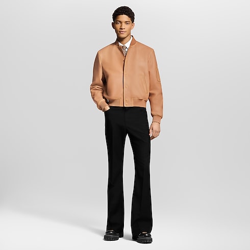 Natural Leather Varsity Blouson in Men's Ready to Wear Outerwear and Coats collections by Louis Vuitton (Product zoom)