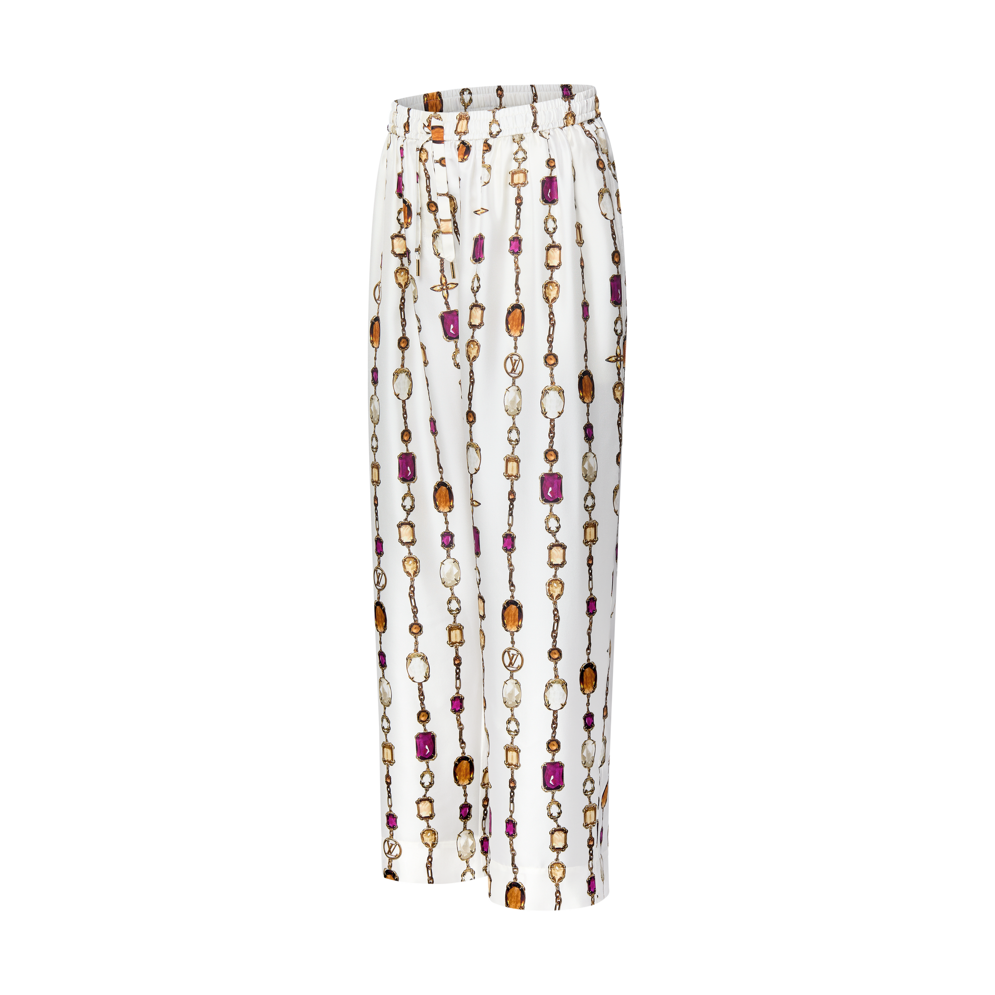 Necklace Print Pajama Pants  in Women