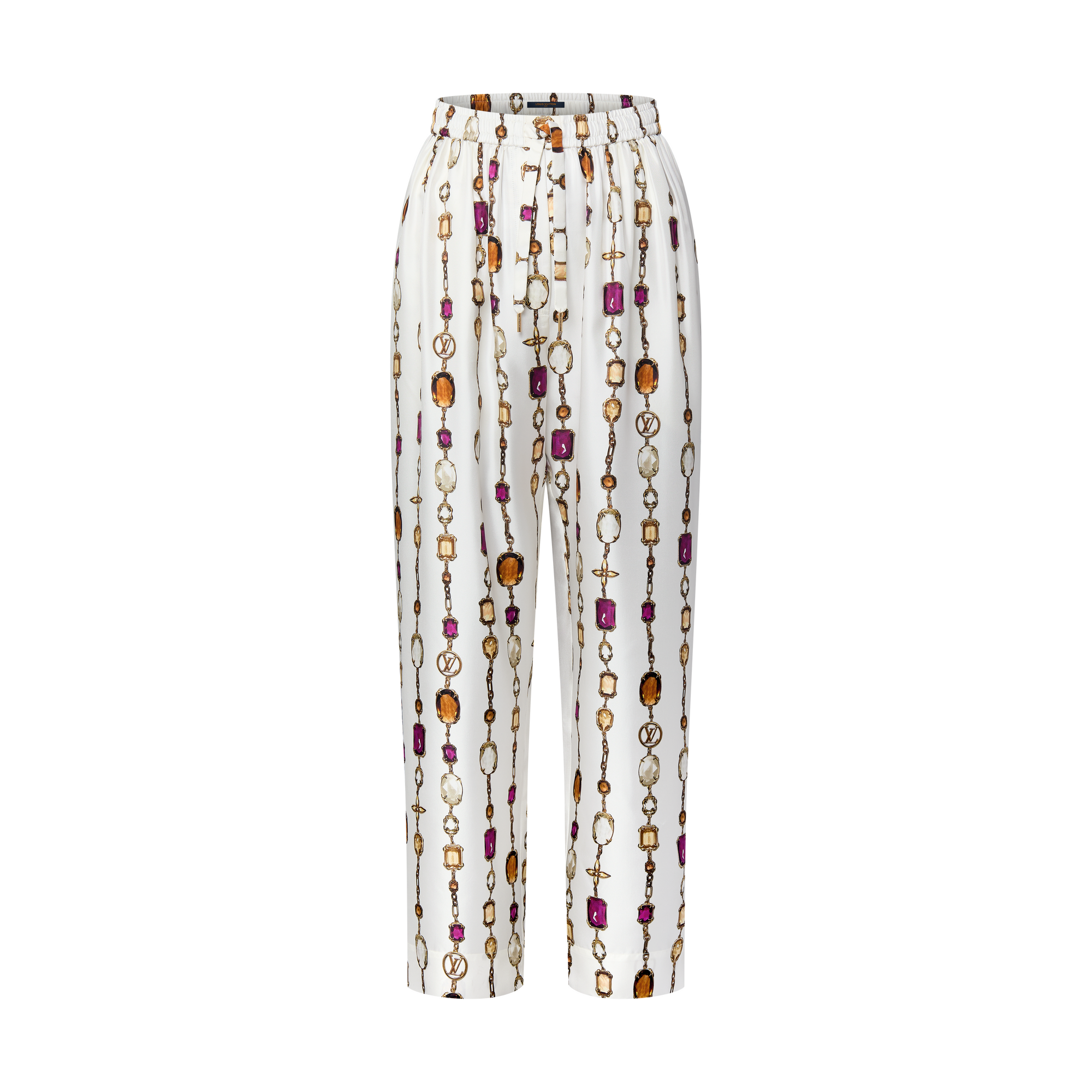 Necklace Print Pajama Pants  in Women