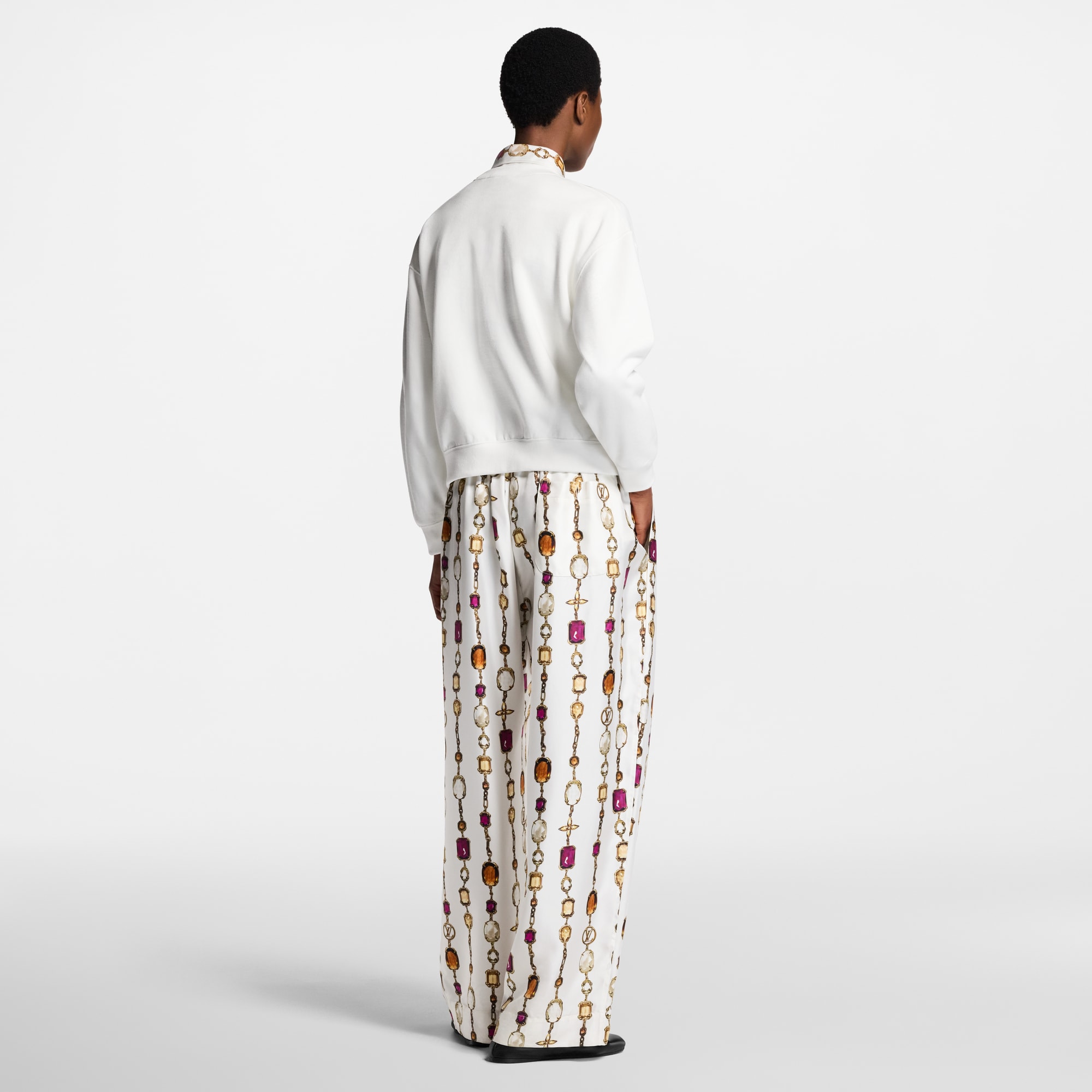 Necklace Print Sweater  in Women