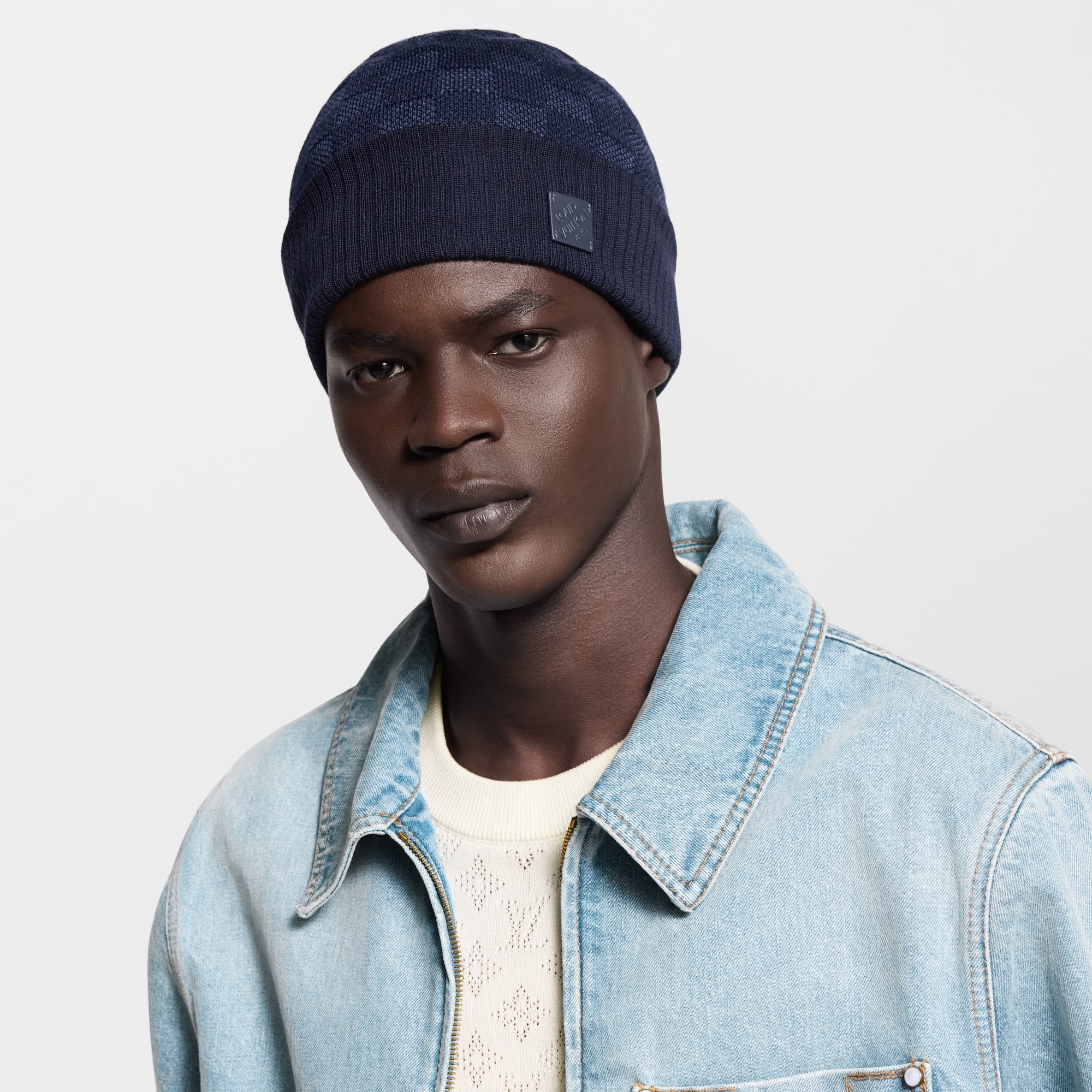 Néo Petit Damier Beanie S00 in Men