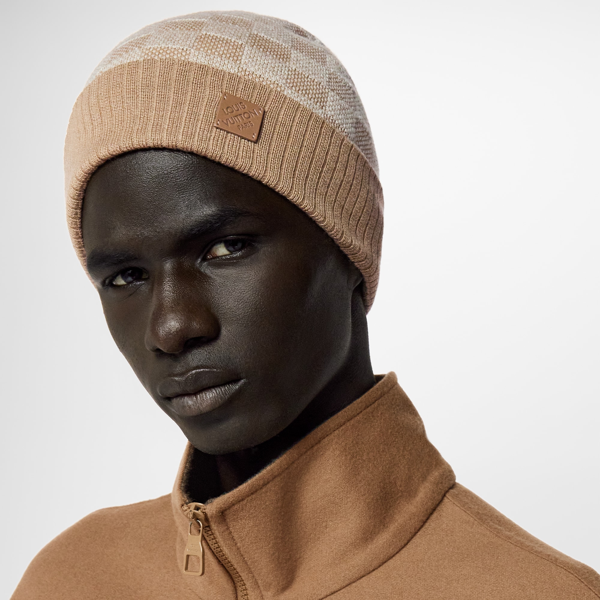 Néo Petit Damier Beanie S00 - Accessories | LOUIS VUITTON display picture 3