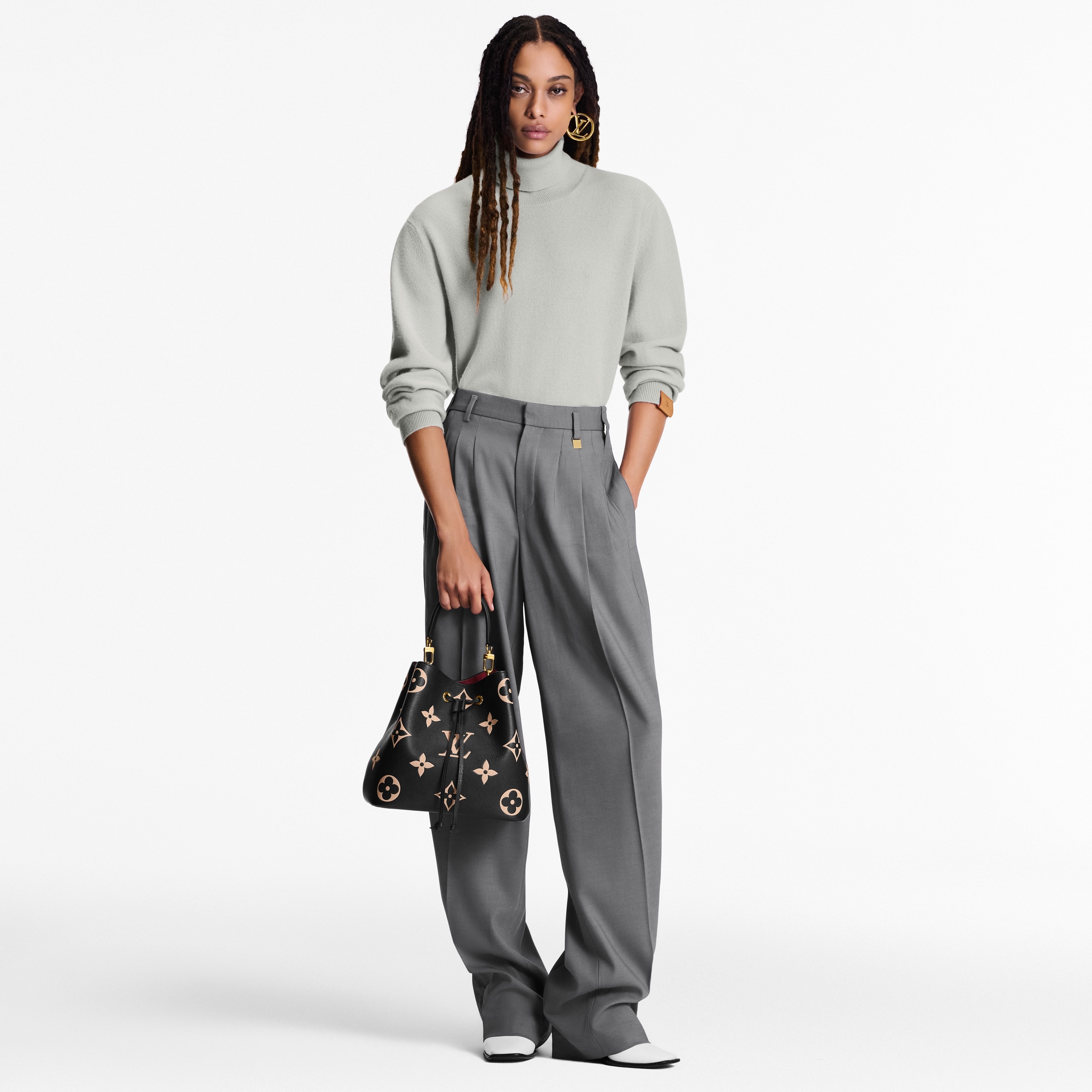 NéoNoé MM Bicolor Monogram Empreinte Leather in Women