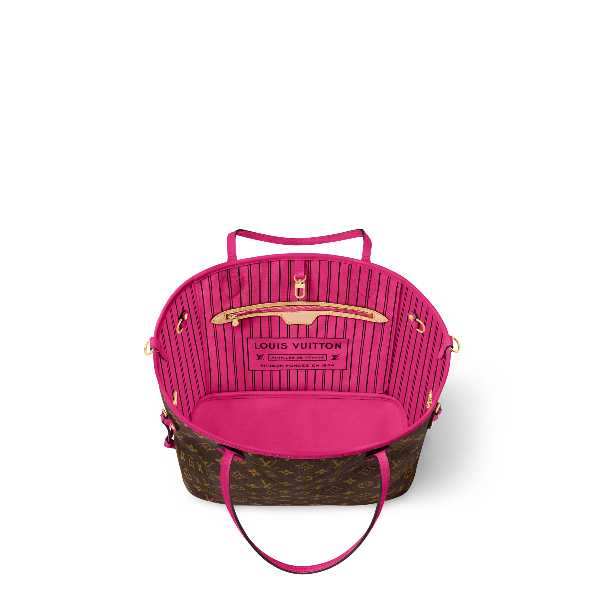 Neverfull Bandoulière Inside Out MM Monogram Canvas in Bags and Small Leather Goods