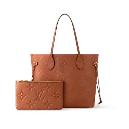 Neverfull MM Monogram Empreinte Leather in Women's Handbags All Handbags collections by Louis Vuitton (Product zoom)