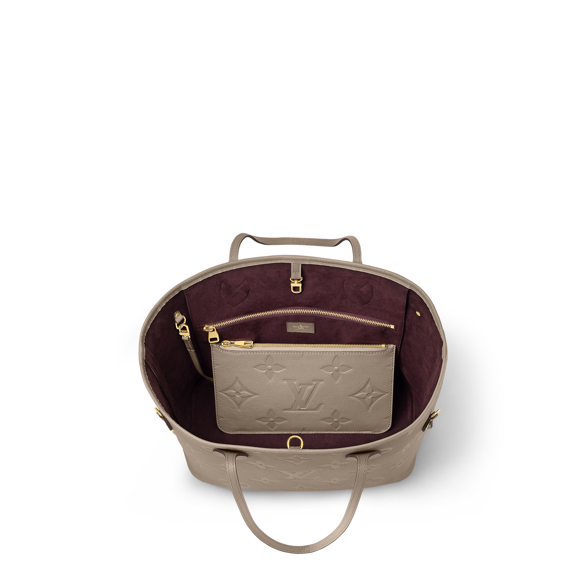Neverfull MM Monogram Empreinte Leather in Women