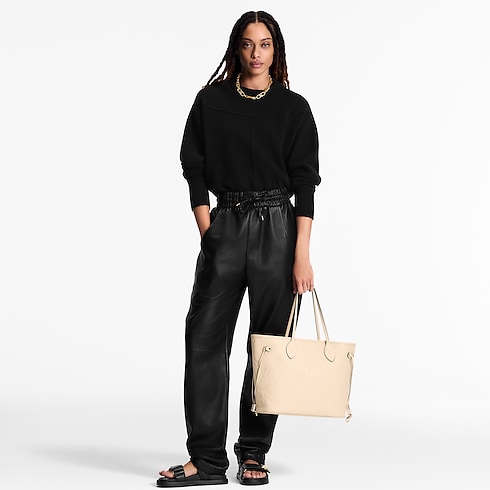 Neverfull MM Monogram Empreinte Leather in Women's Handbags All Handbags collections by Louis Vuitton (Product zoom)