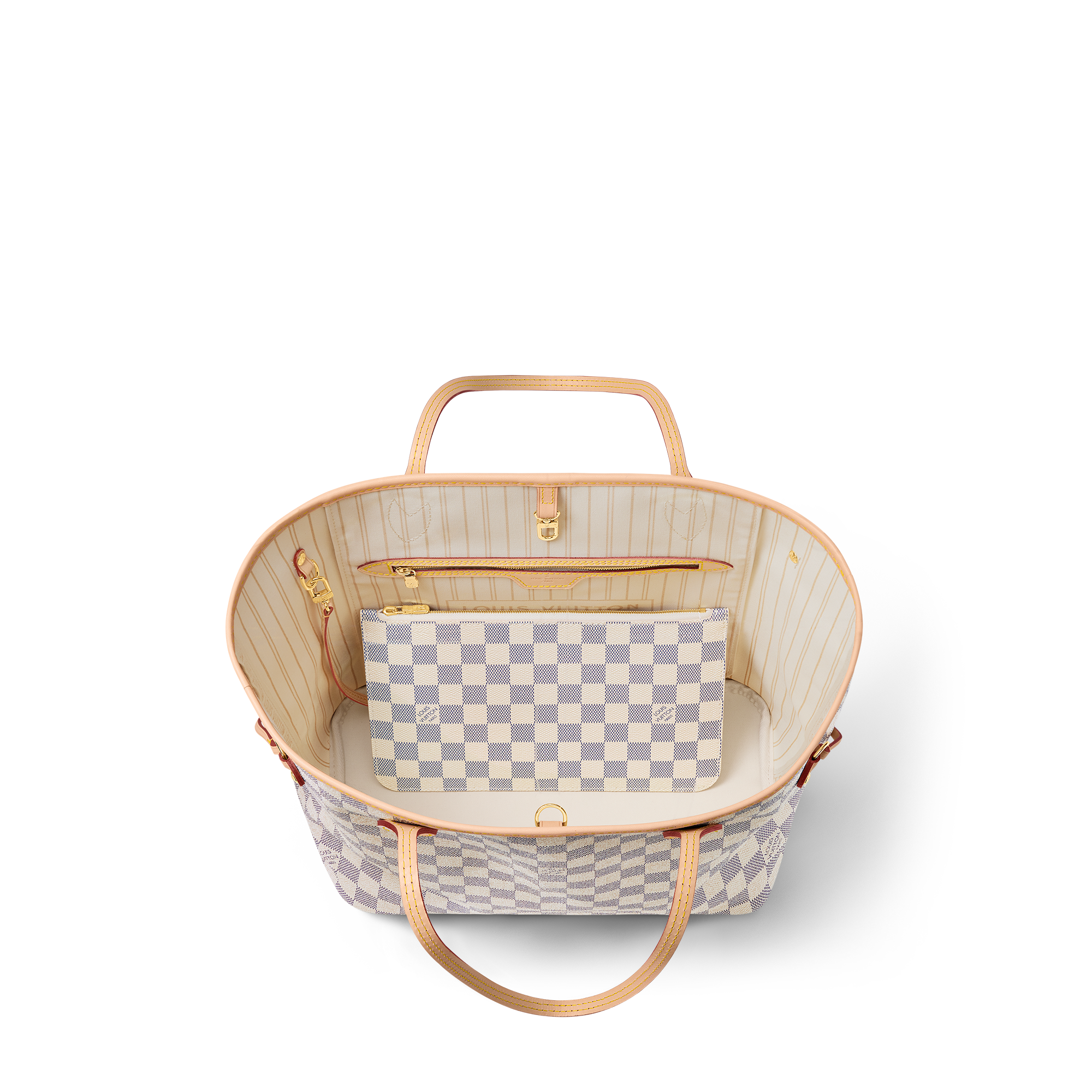 Neverfull MM Damier Azur Canvas in Women