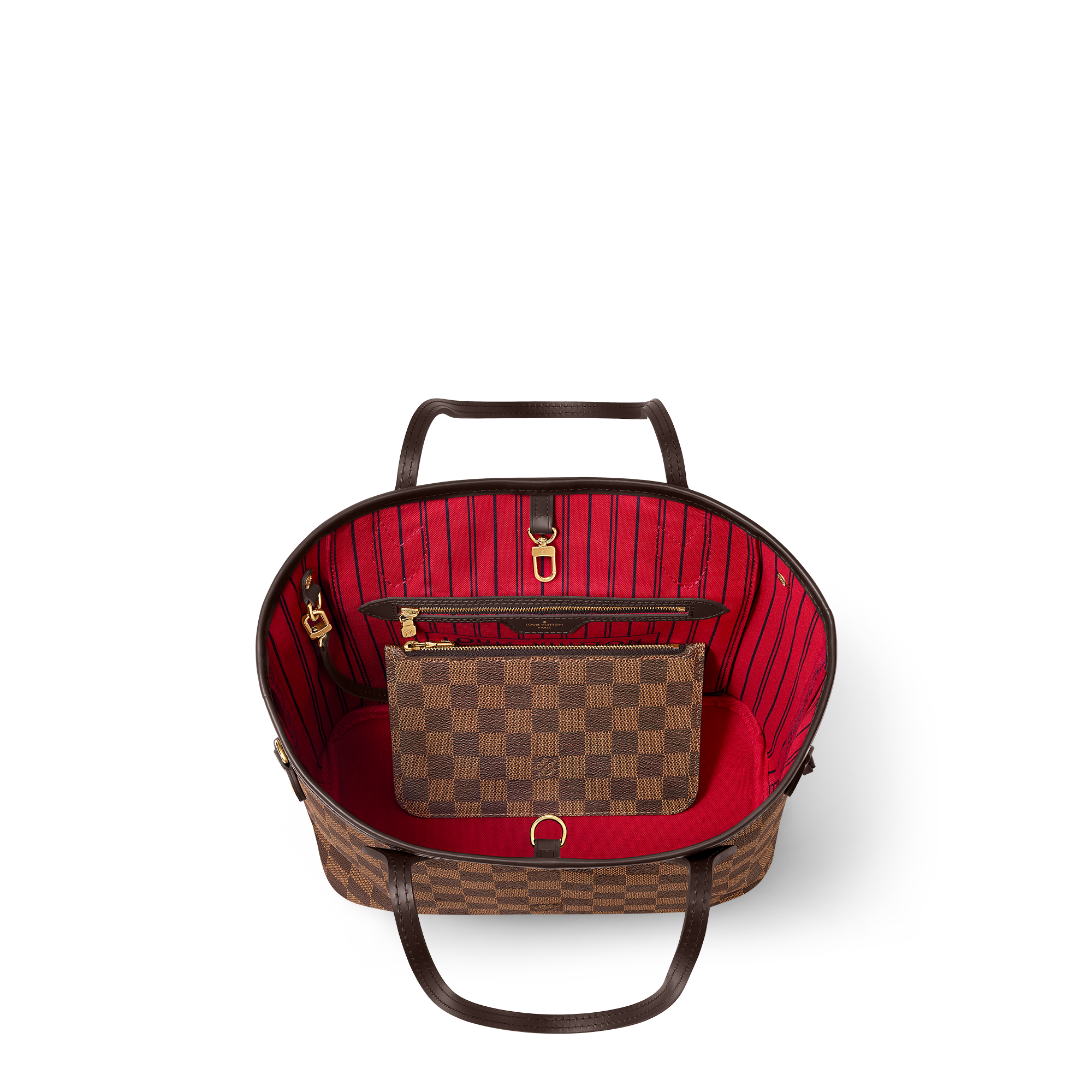 Neverfull PM Damier Ebene Canvas in Women