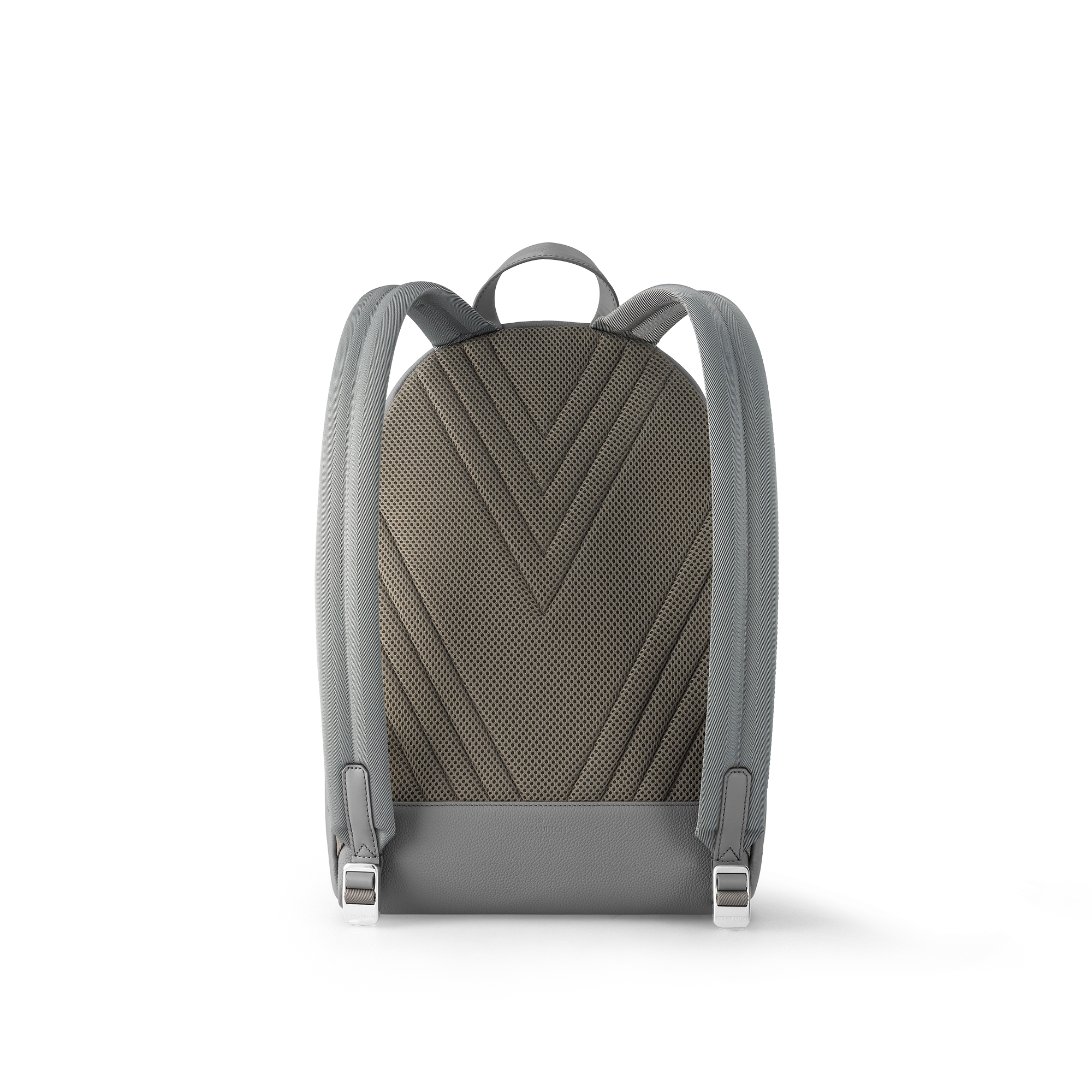 louis vuitton backpack silver