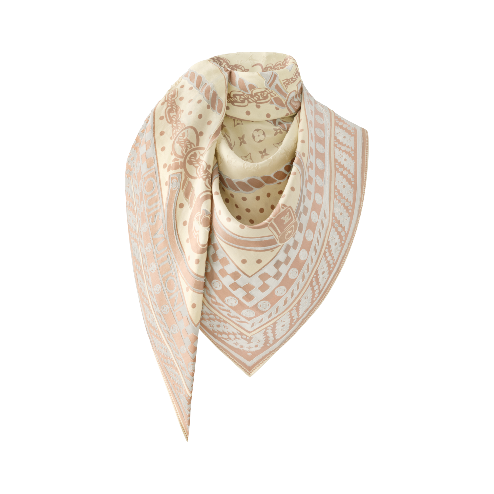 Ocean Bandana Shawl S00 in Women