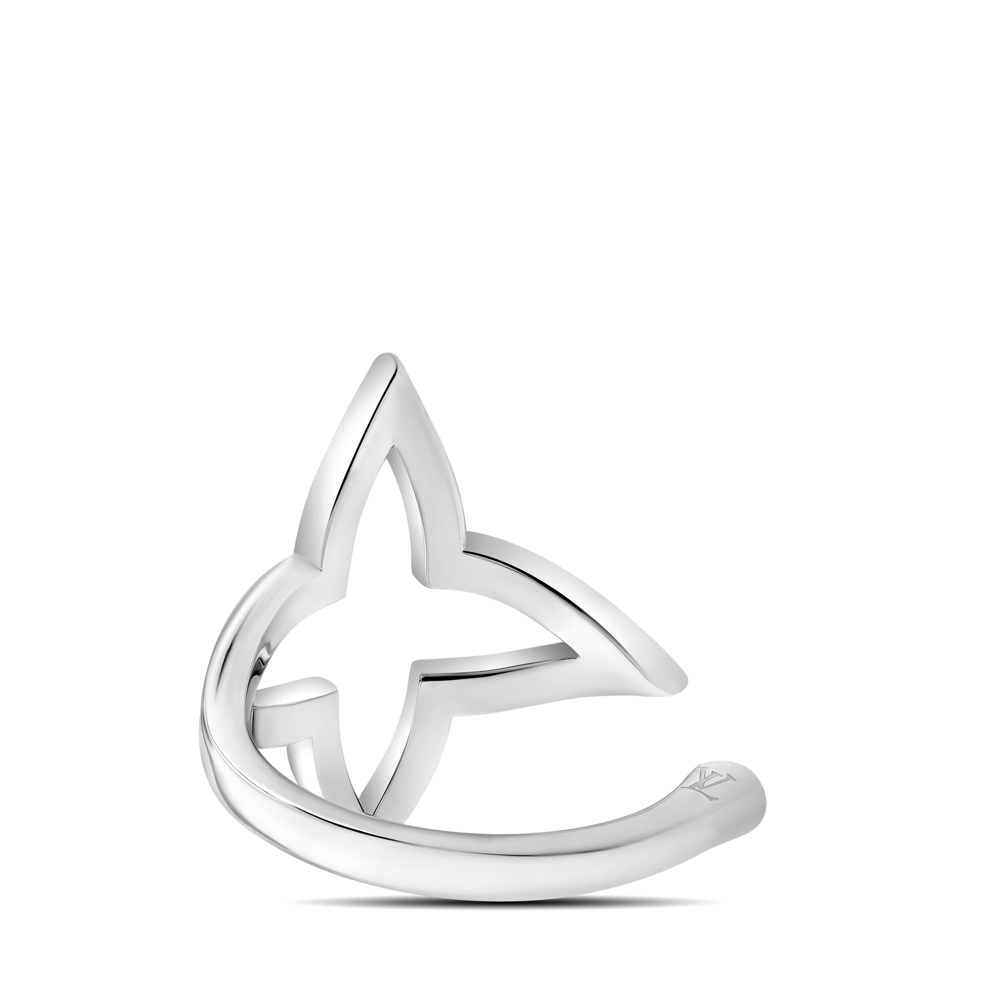 Ombre Blossom Open Ring, White Gold and Diamonds  in Jewelry