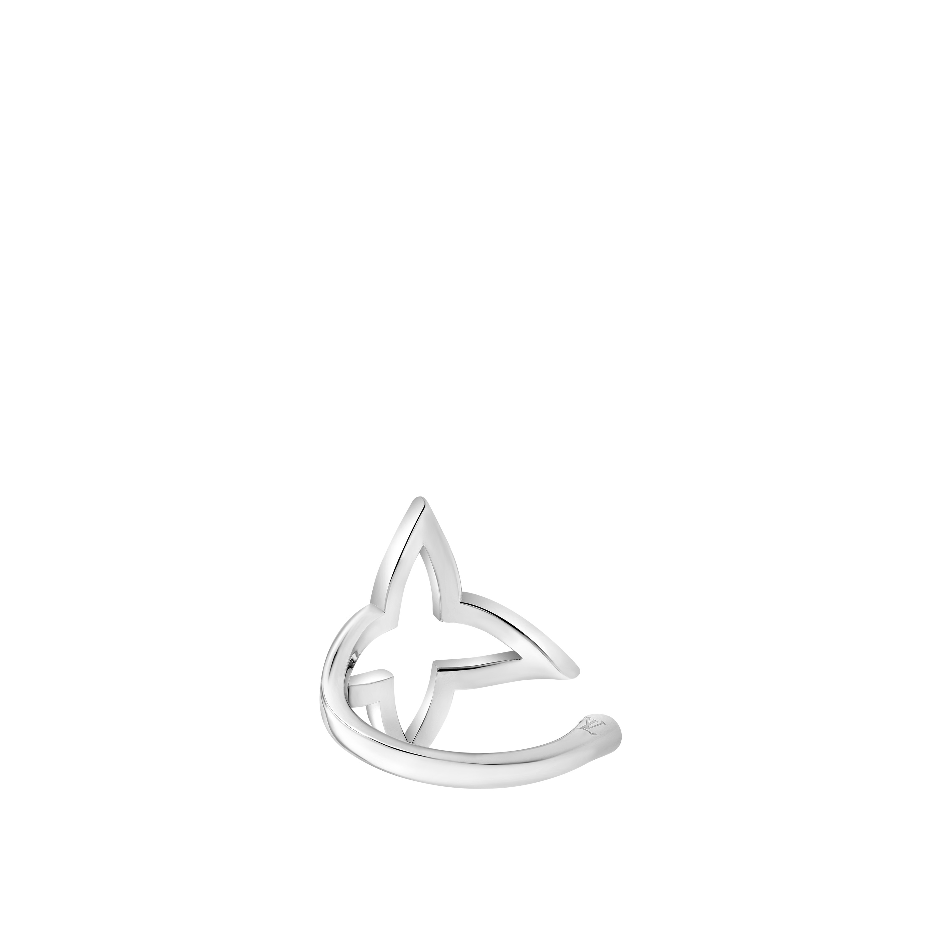 Ombre Blossom Open Ring, White Gold and Diamonds  in Jewelry