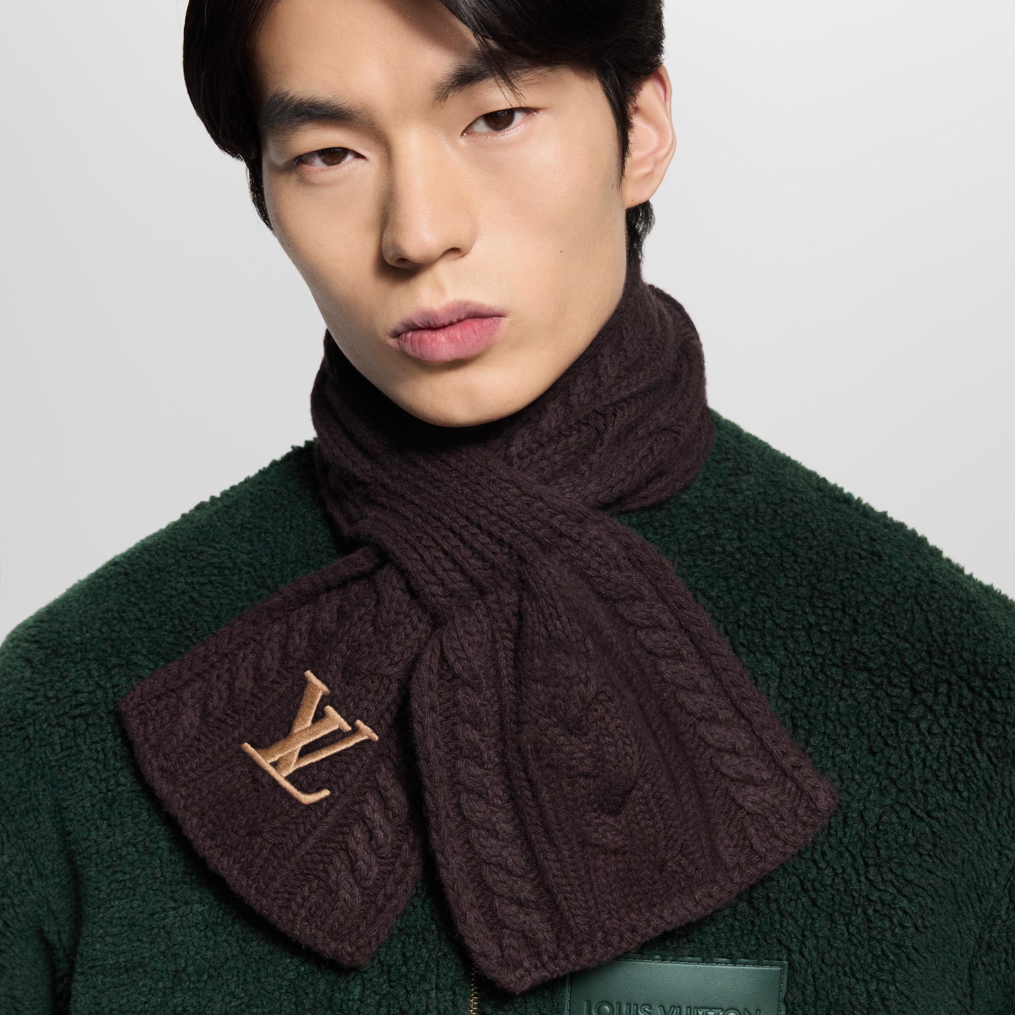 Only LV Mini Cable Scarf S00 in Men