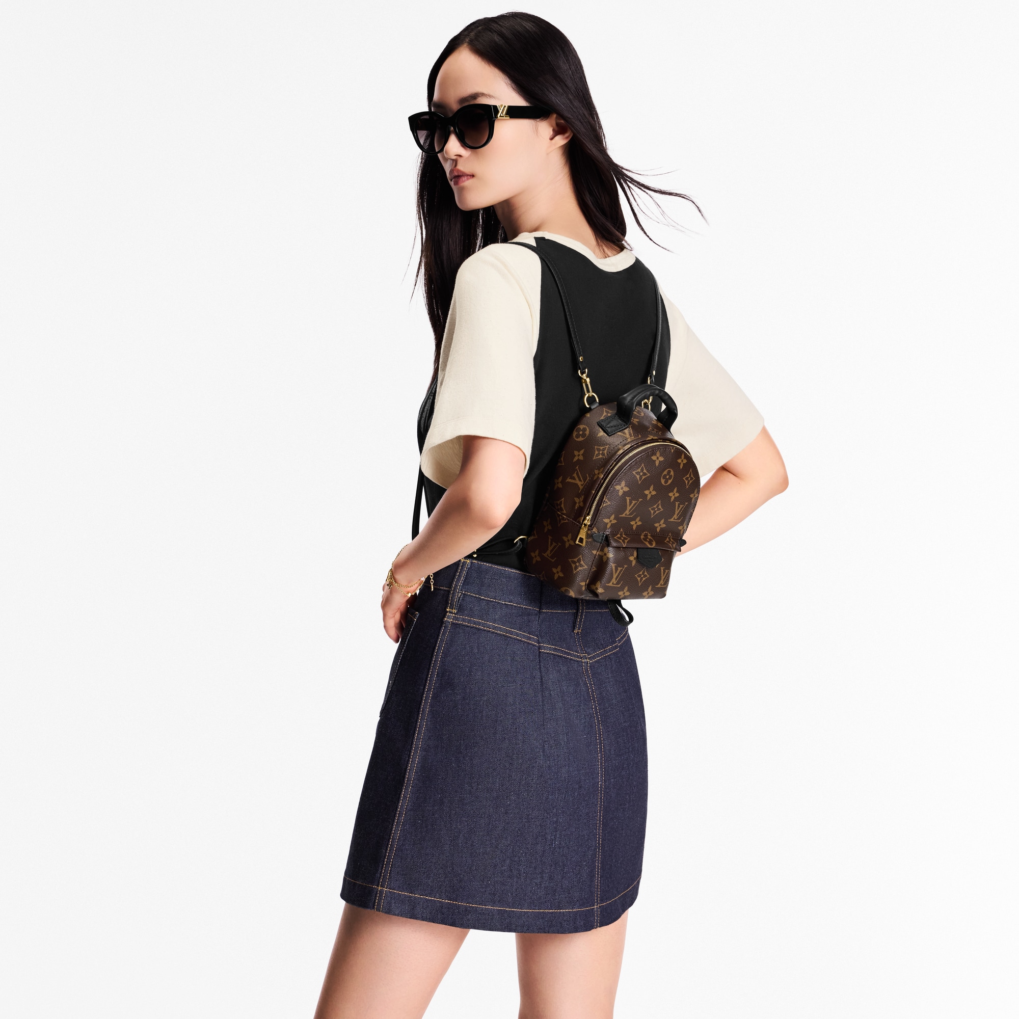 Palm Springs Mini Monogram Canvas in Women