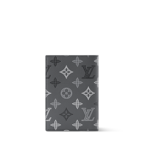 Passport Cover Monogram Shadow in Men's Wallets and Small Leather Goods All Wallets and Small Leather Goods collections by Louis Vuitton (Product zoom)