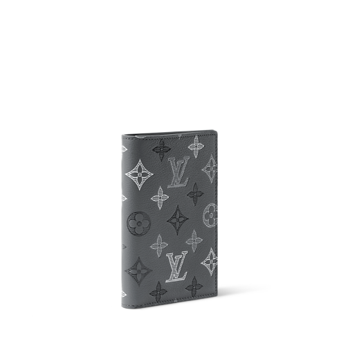 Passport Cover Monogram Shadow in Men's Wallets and Small Leather Goods All Wallets and Small Leather Goods collections by Louis Vuitton (Product zoom)