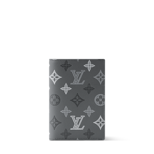 Passport Cover Monogram Shadow in Men's Wallets and Small Leather Goods All Wallets and Small Leather Goods collections by Louis Vuitton (Product zoom)