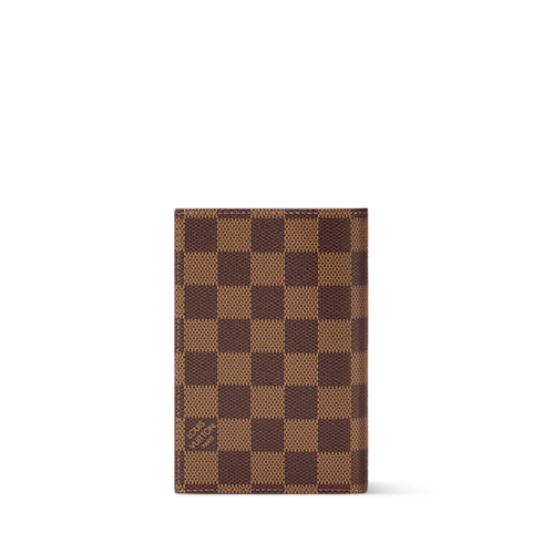 Passport Cover Damier Ebene Canvas in Women's Wallets and Small Leather Goods Card Holders and Key Holders collections by Louis Vuitton (Product zoom)