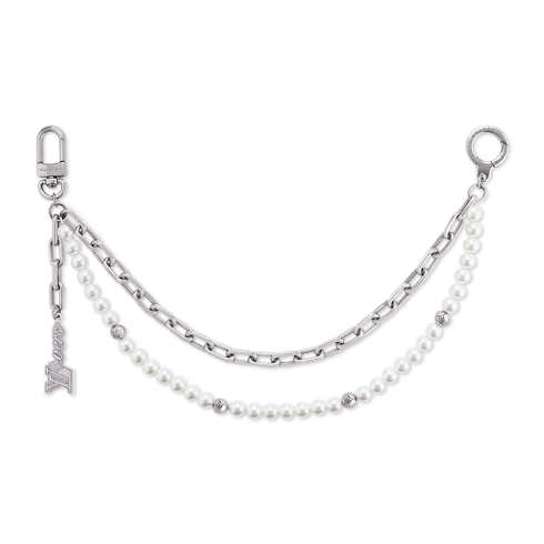 Pearls Chain Belt and Bag Charm S00 in Men's Accessories Key Holders and Bag Charms collections by Louis Vuitton (Product zoom)