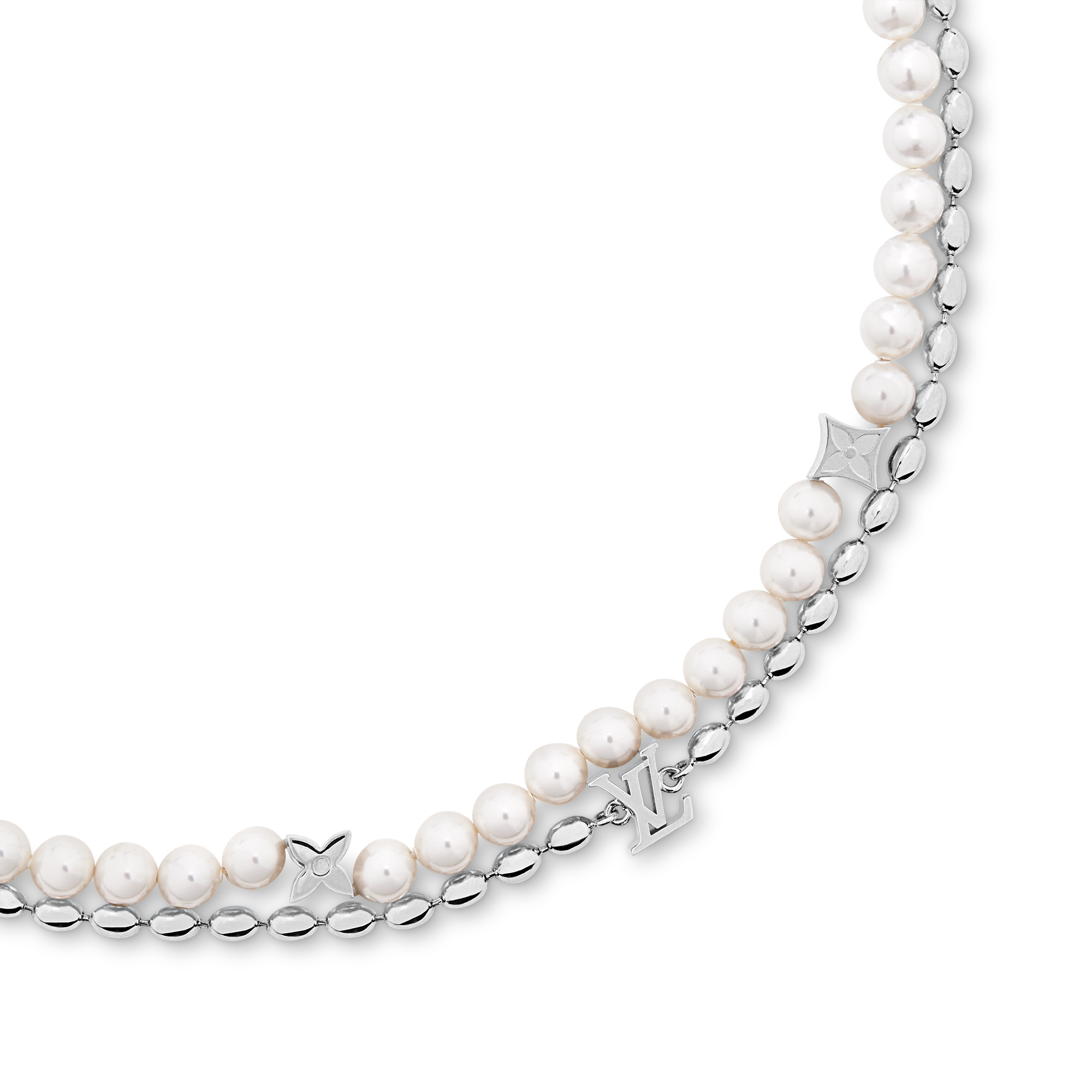 Pearls Fusion Necklace S00 in Men