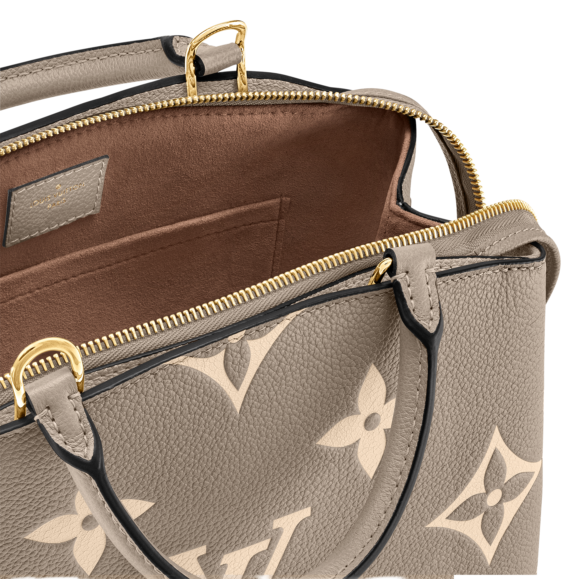 Petit Palais Bicolor Monogram Empreinte Leather in Women