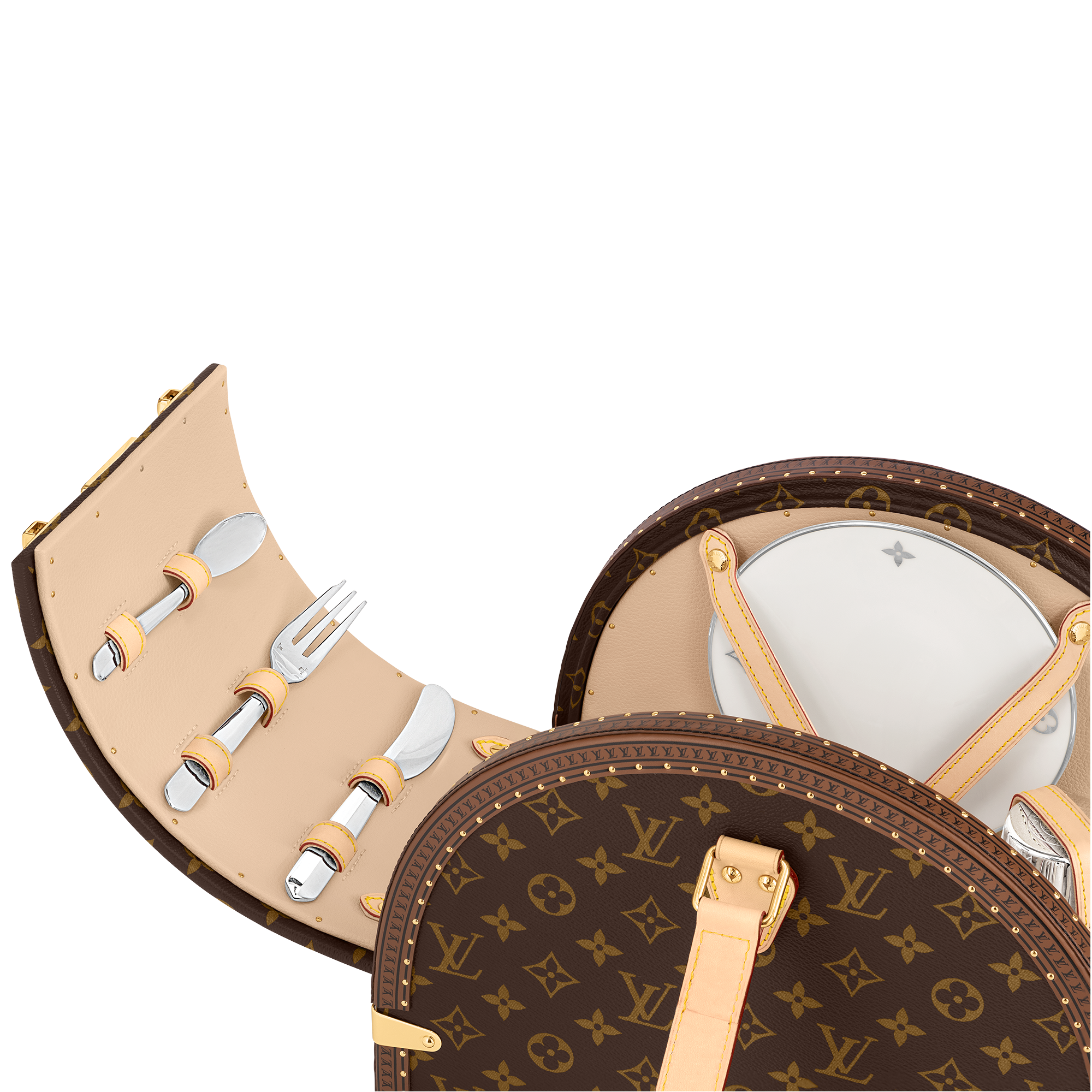 Picnic Trunk Monogram Canvas in Trunks, Travel and Home