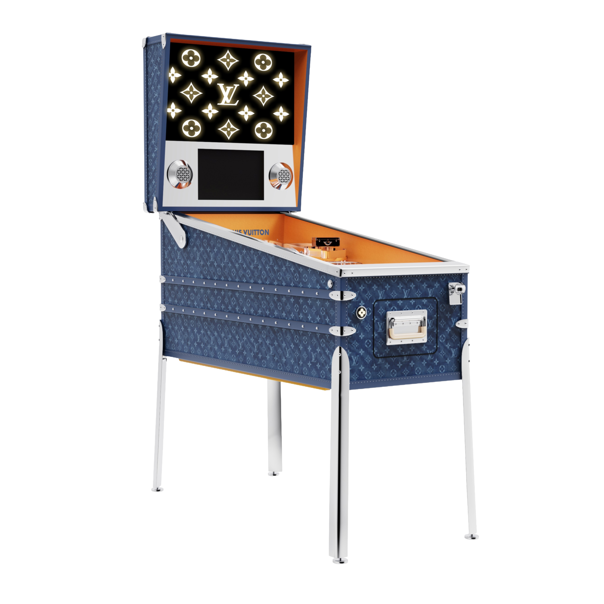 Pinball Monogram Canvas in Trunks, Travel and Home