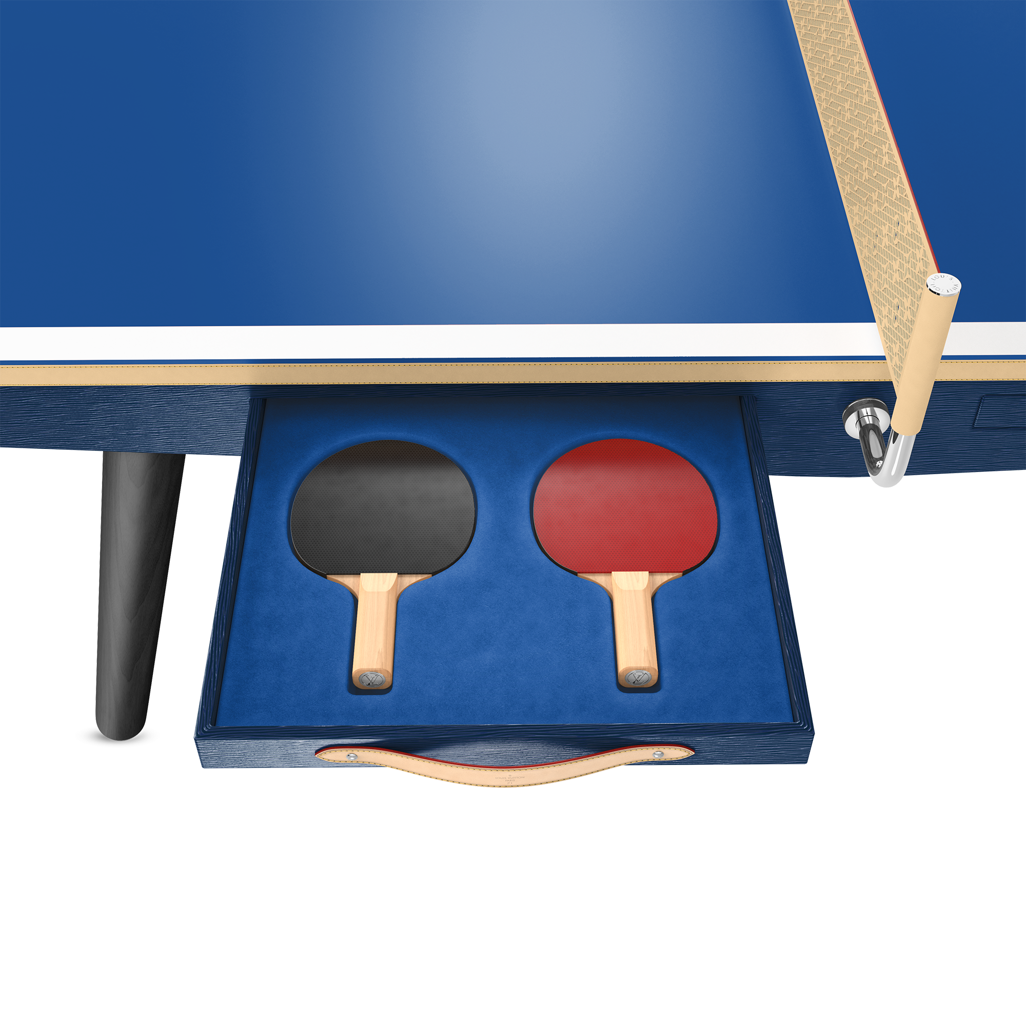 Ping-Pong Table Epi Domestic Size Epi Leather in Trunks, Travel and Home