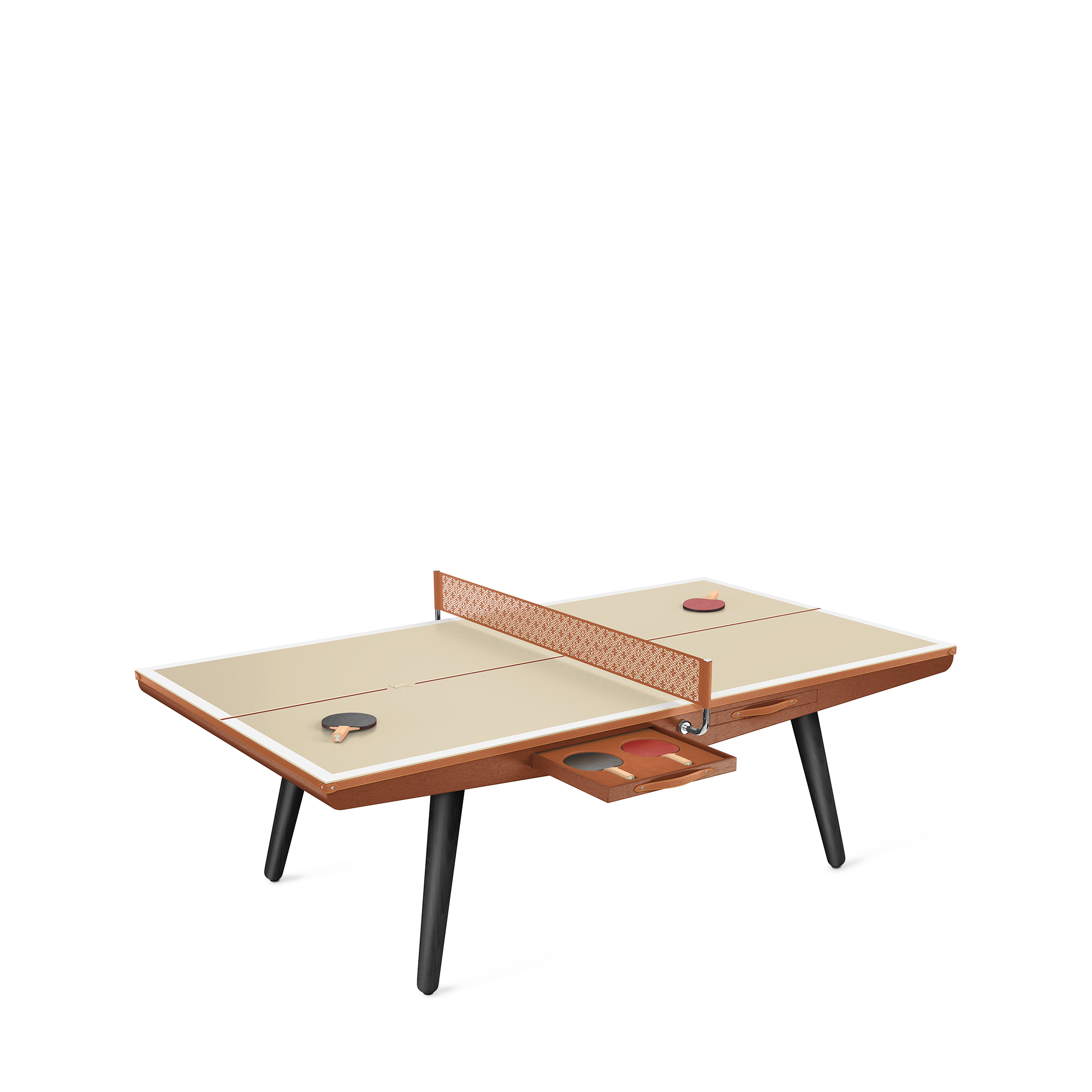 Ping-Pong Table Epi Domestic Size Epi Leather in Trunks, Travel and Home