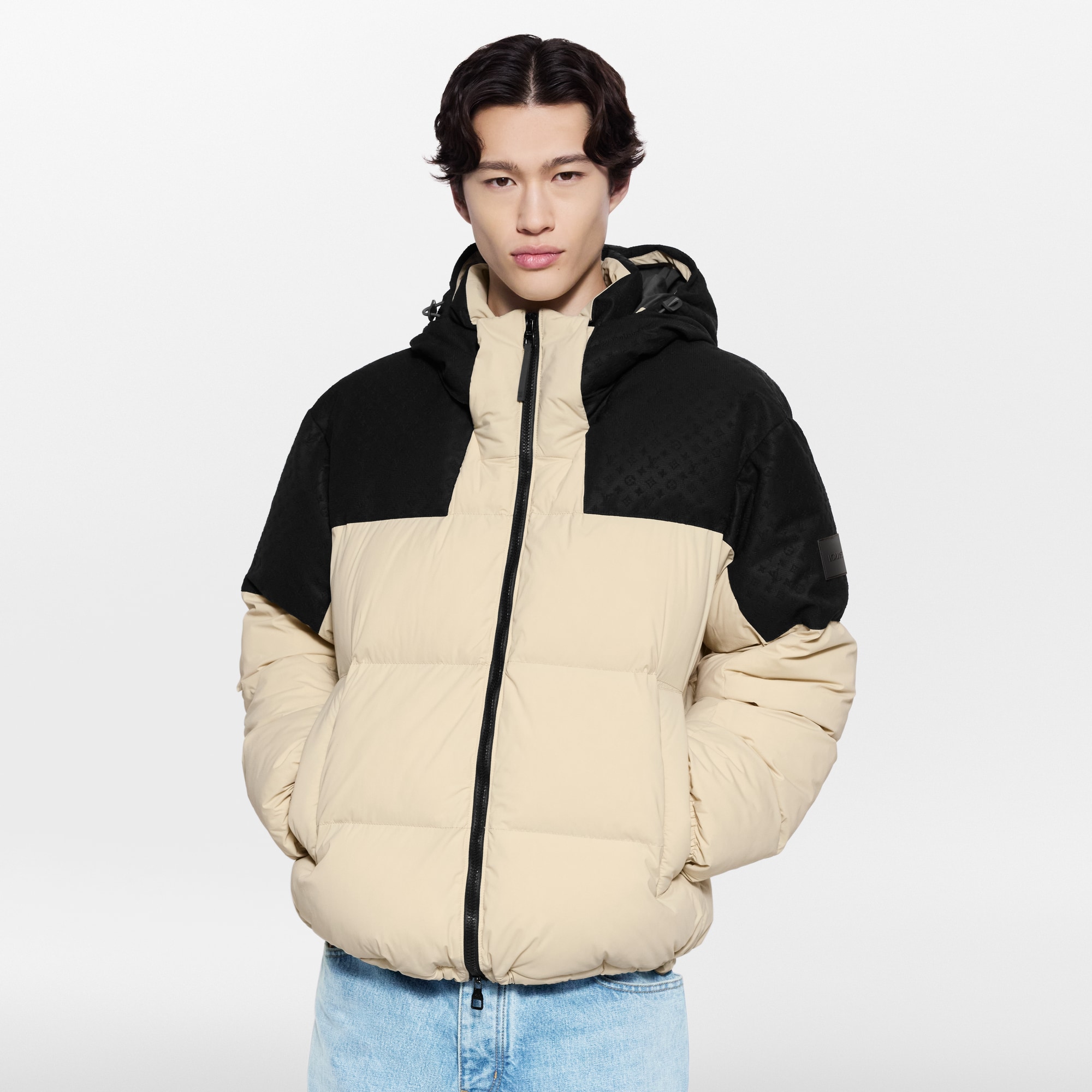 Placed Monogram Ecodown Blouson  in Men