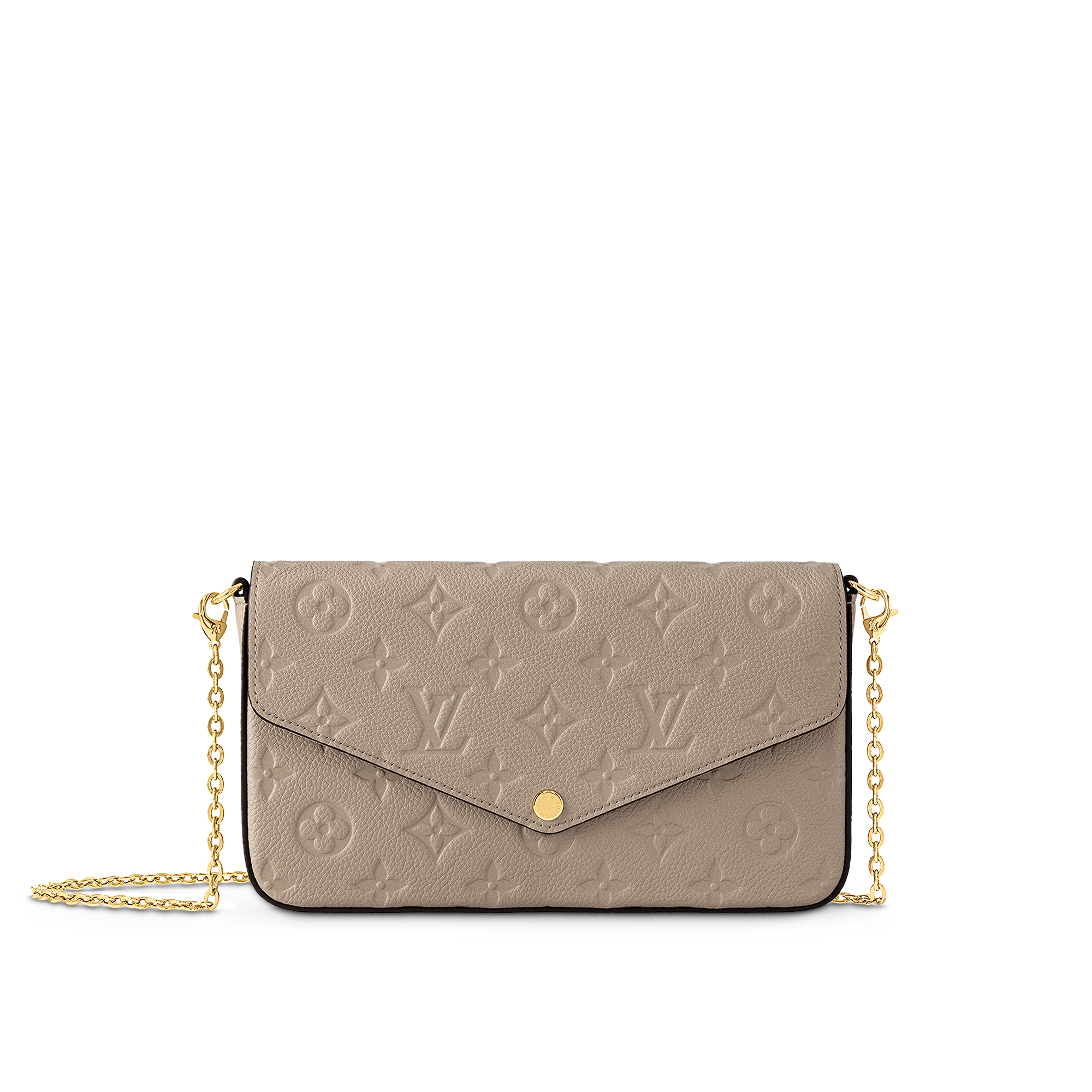 Pochette Félicie Monogram Empreinte Leather in Women