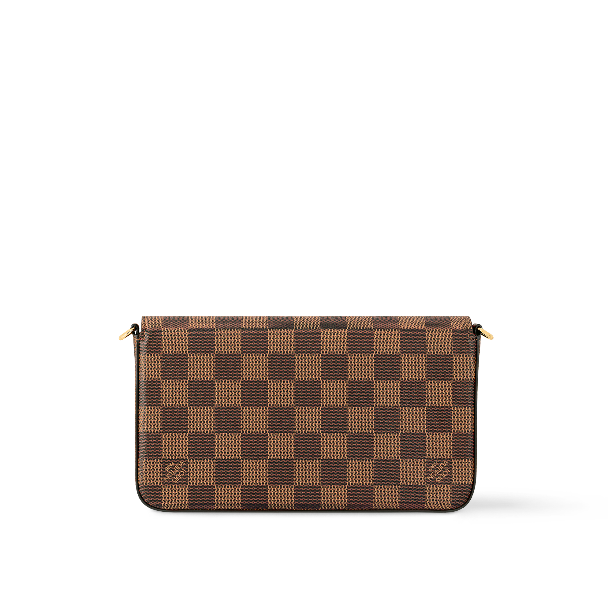 Pochette Félicie Damier Ebene Canvas in Women